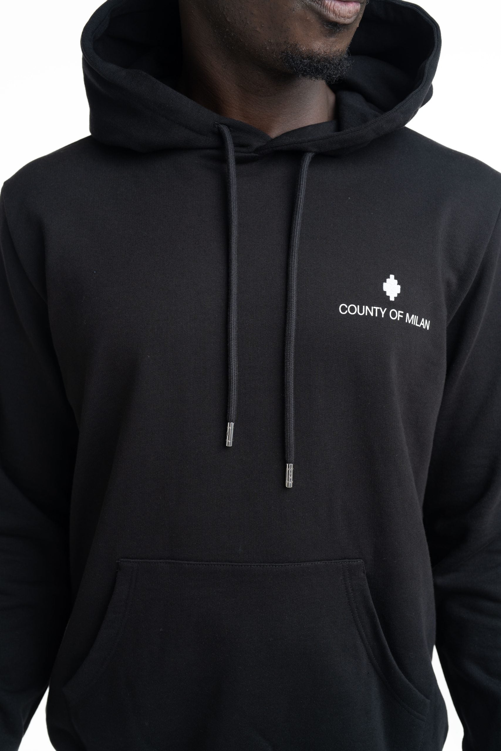County Of Milan Men's Hoodie Black | S6CMMAHS093-110