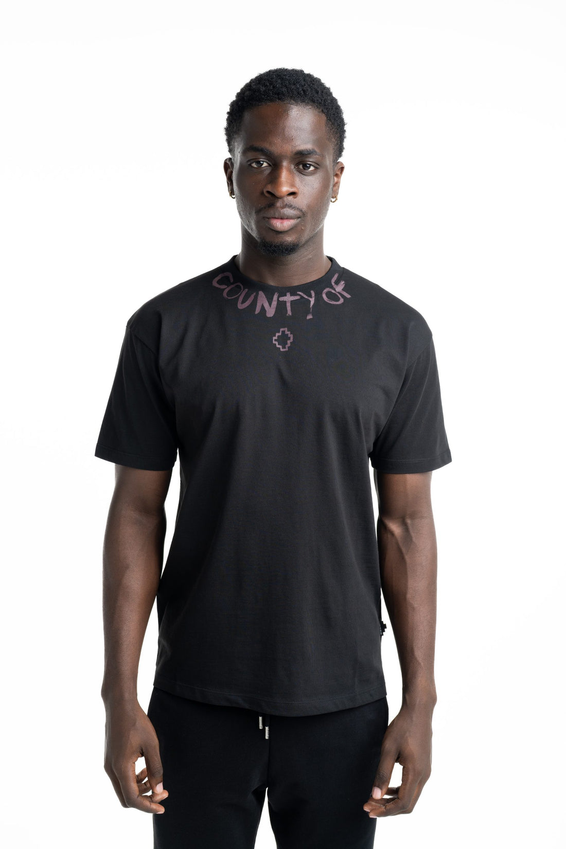 County Of Milan Men's T Shirt Black | S6CMMATH087-110