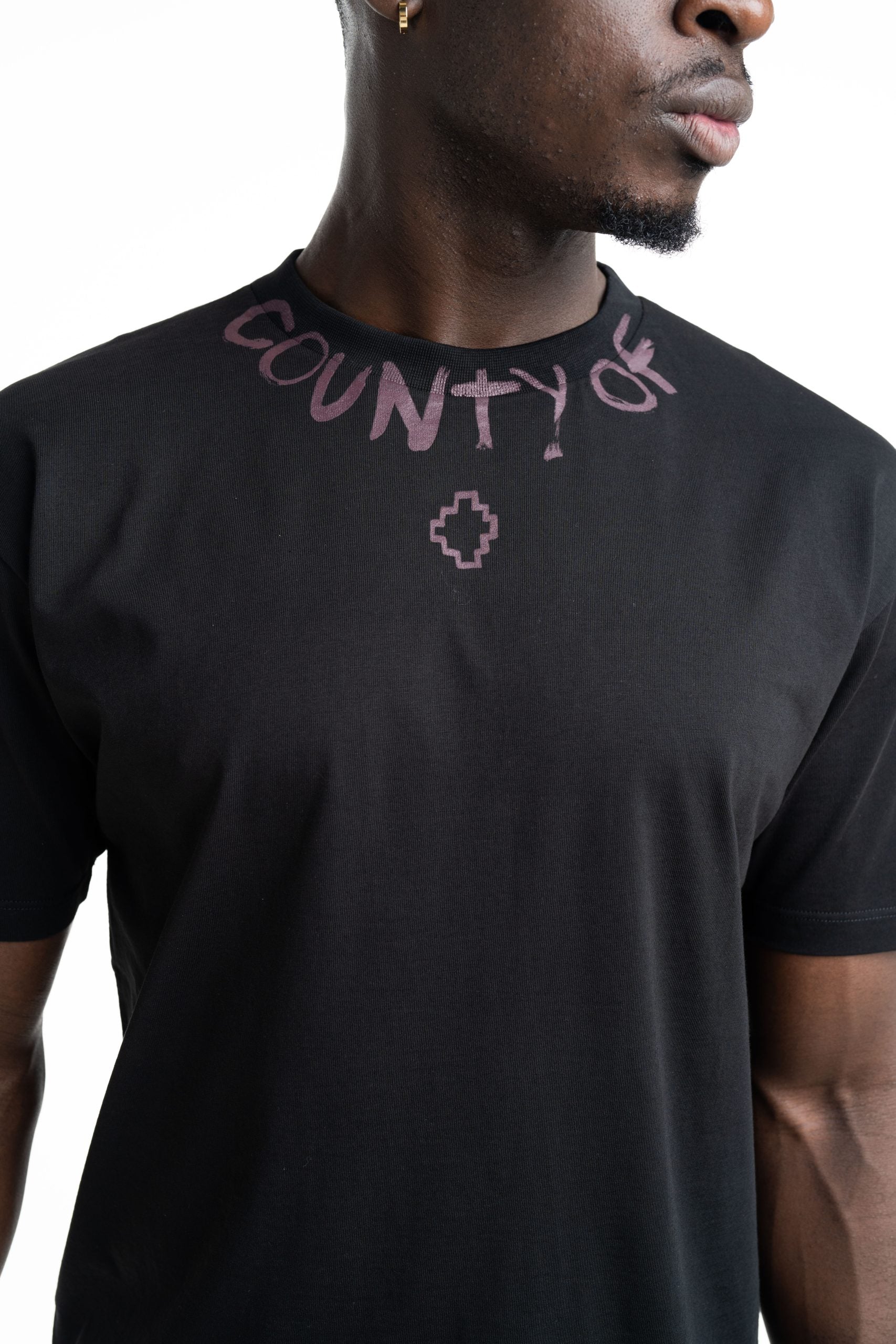 County Of Milan Men's T Shirt Black | S6CMMATH087-110
