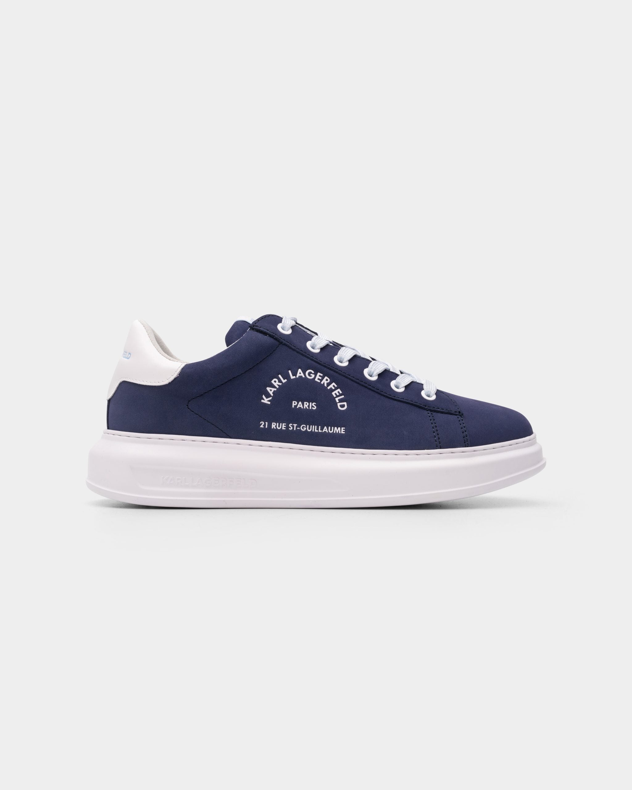 Karl Lagerfeld Men's Kapri Maison Blue Nubuck | KL52537A-2BB