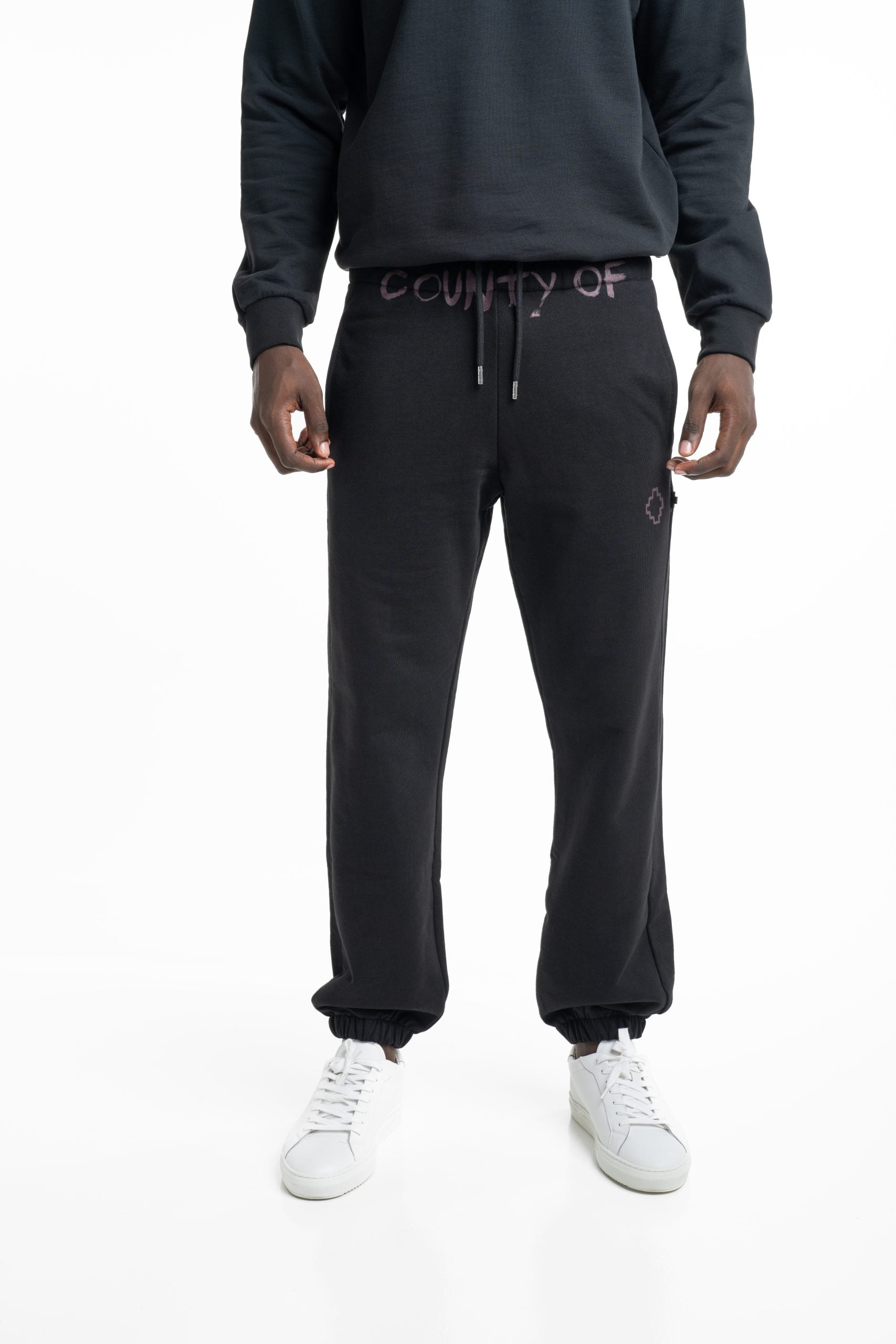 County Of Milan Men's Sweatpants Black | S6CMMAFP090-110