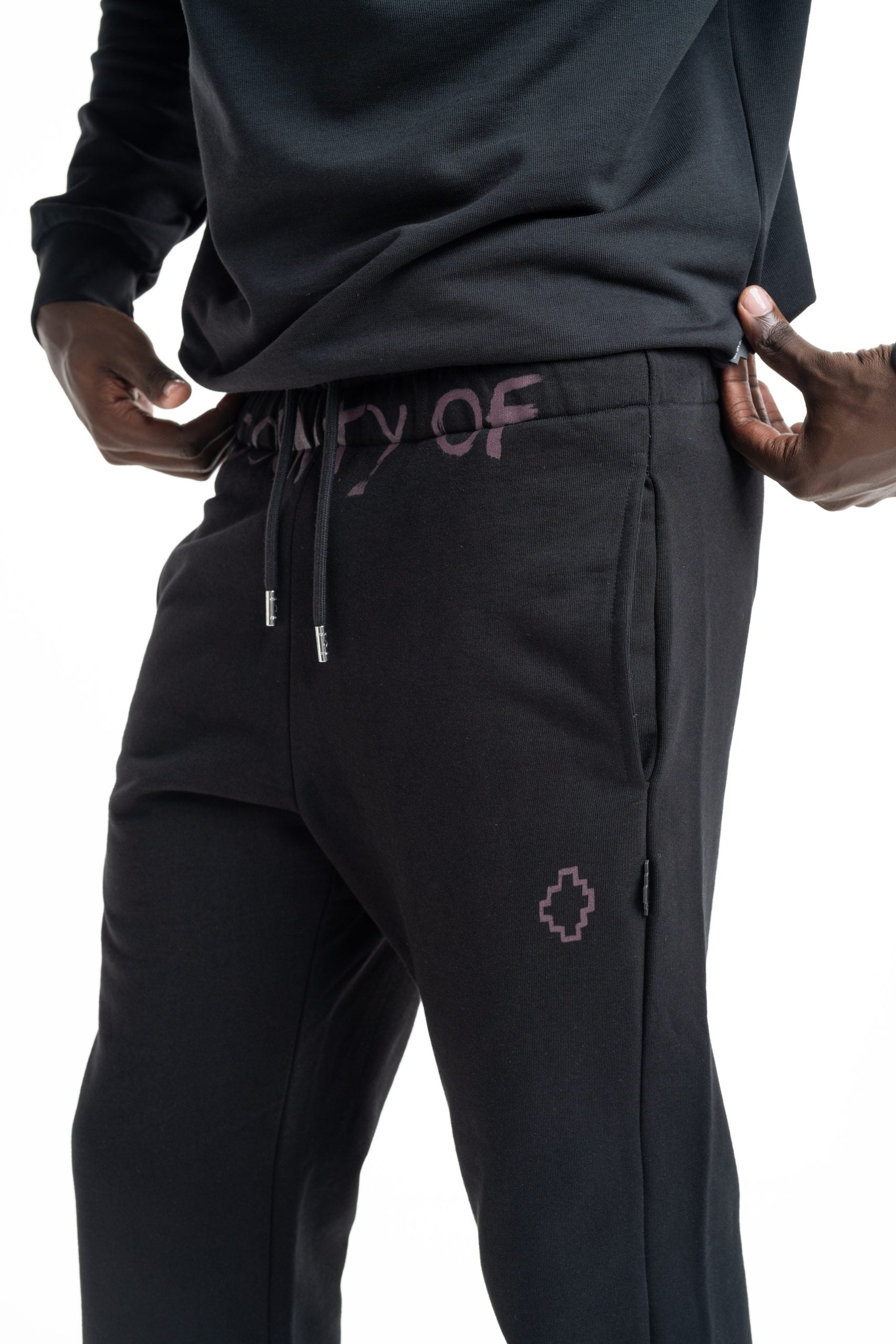 County Of Milan Men's Sweatpants Black | S6CMMAFP090-110