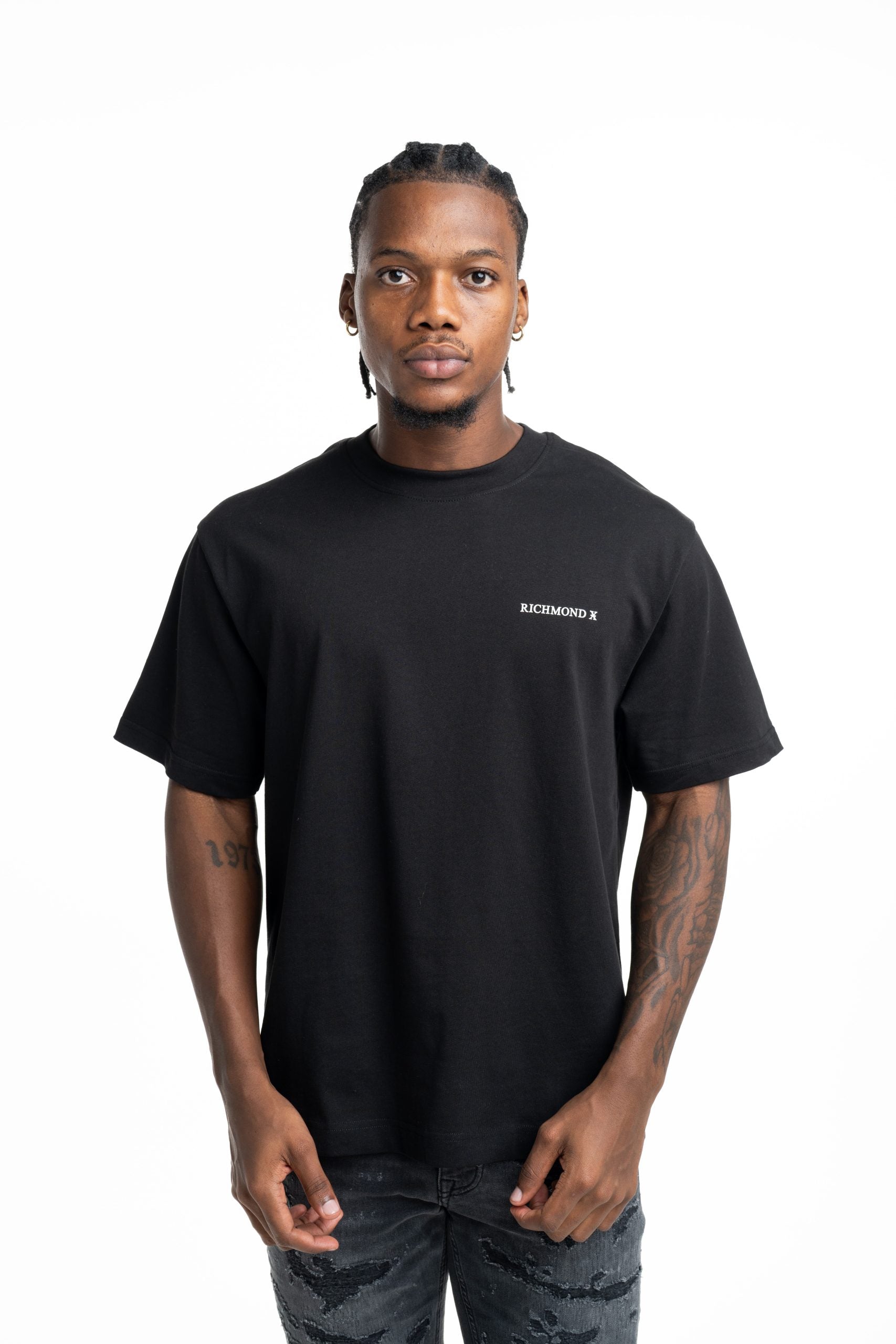 John Richmond Men's Semio T Shirt | UMP26027TSJSC-Black