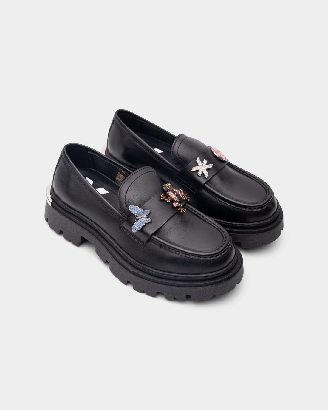 John Richmond Ladies Shoes Calf Black | 29043-CP-A