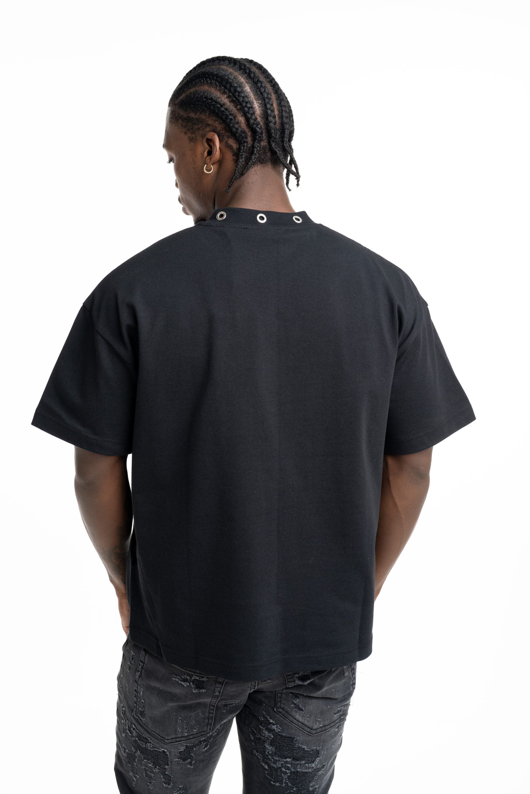 John Richmond Men's Bilanki T Shirt | UMP26132TSAYT-Black