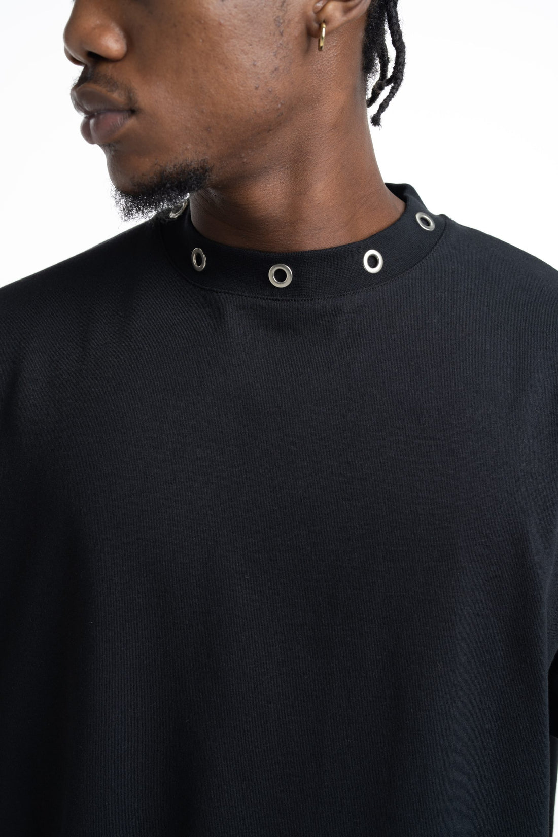 John Richmond Men's Bilanki T Shirt | UMP26132TSAYT-Black