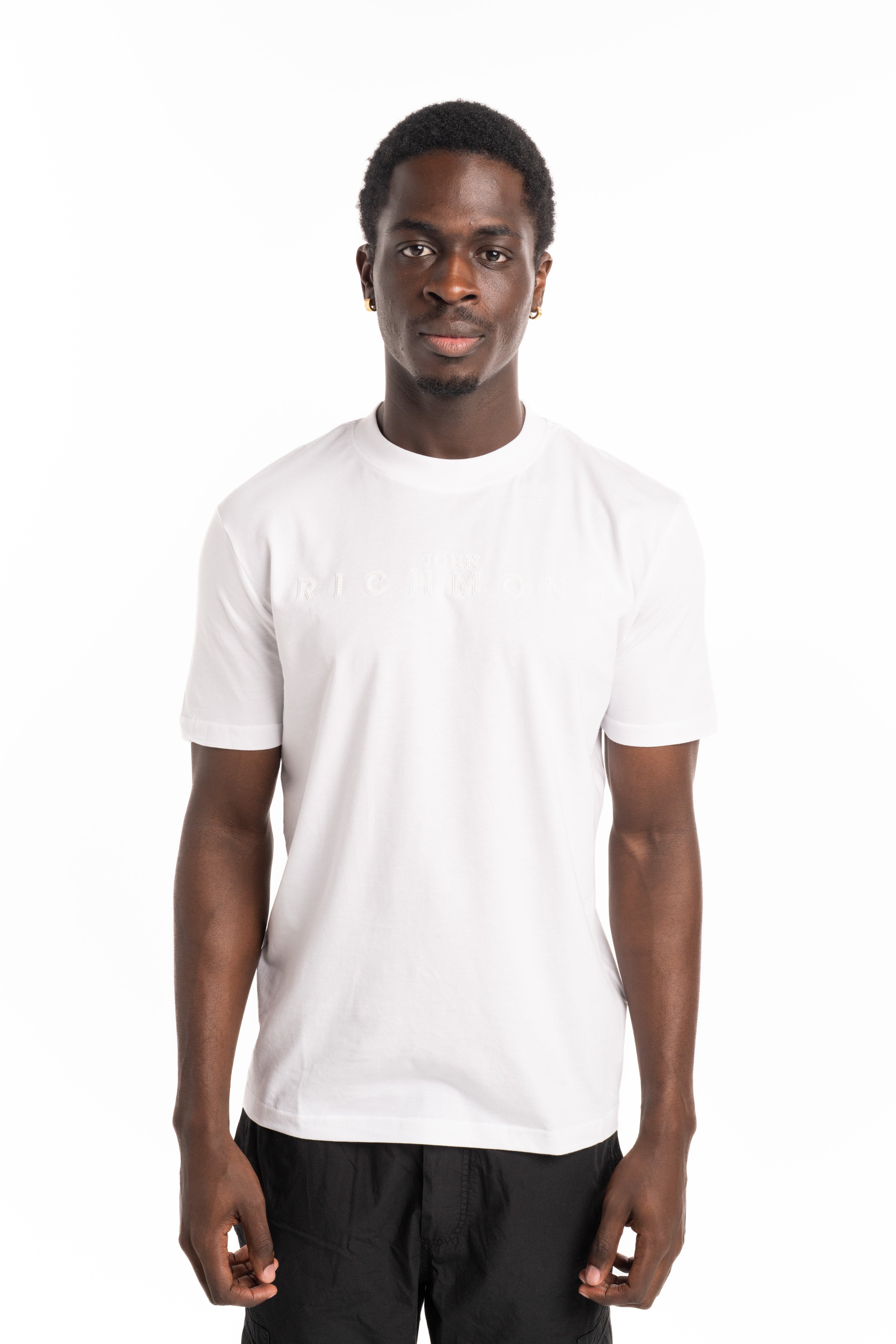 John Richmond Men's Souloku T-Shirt | HMP25080TSP8 White