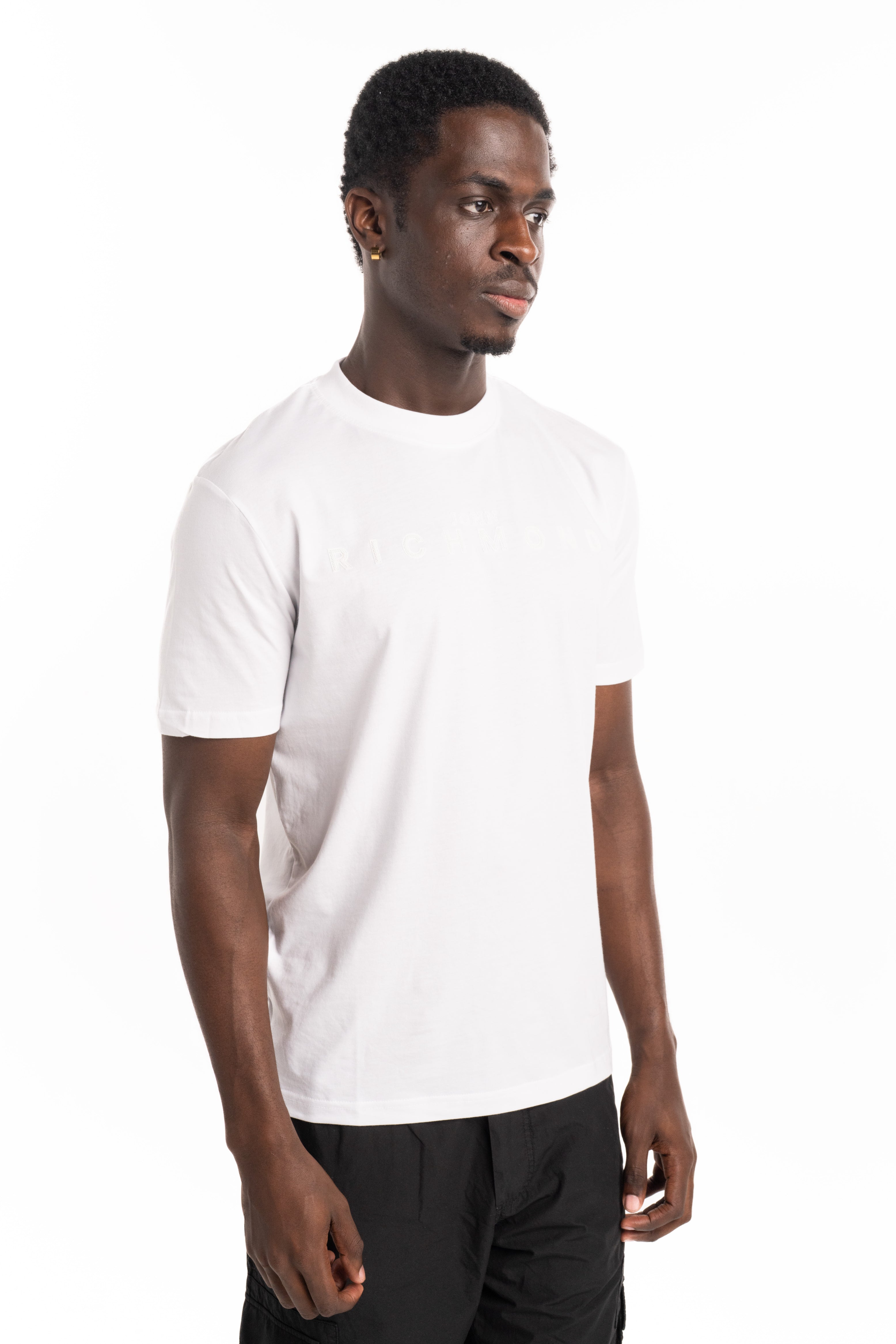 John Richmond Men's Souloku T-Shirt | HMP25080TSP8 White