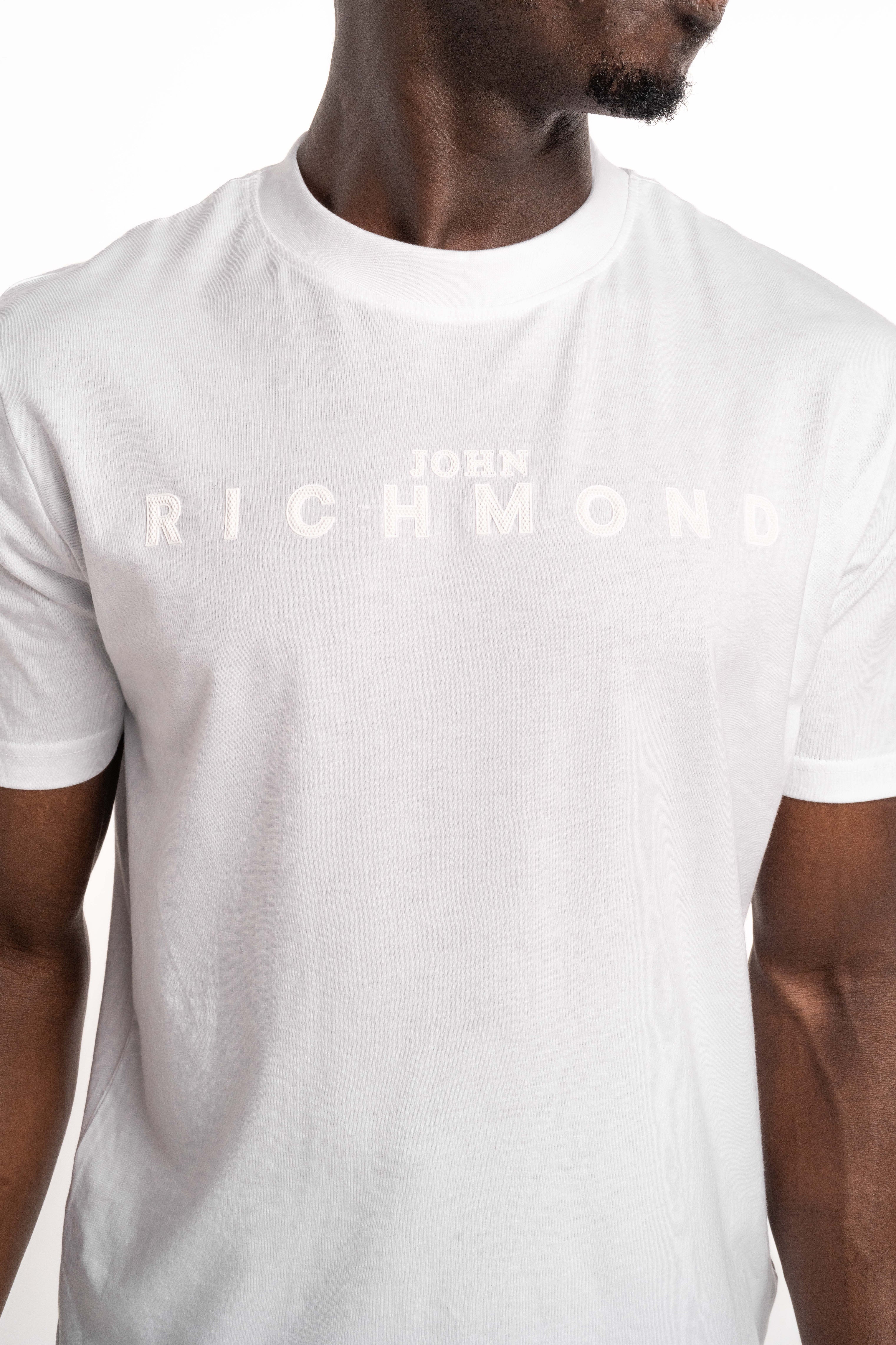 John Richmond Men's Souloku T-Shirt | HMP25080TSP8 White