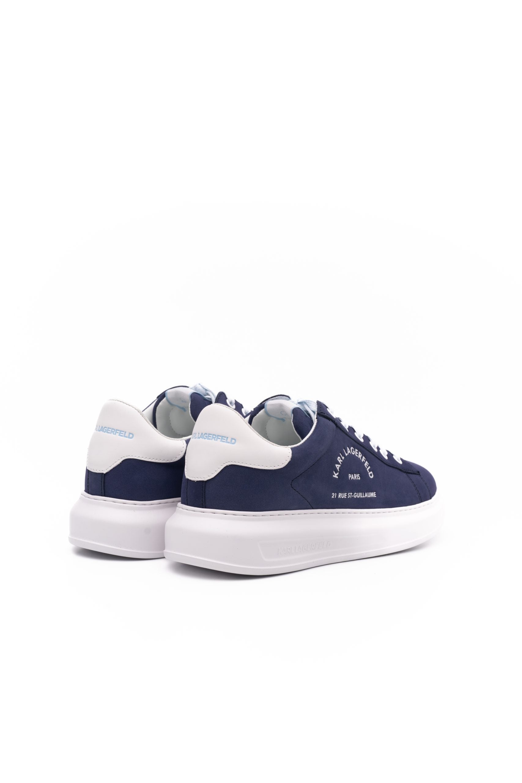 Karl Lagerfeld Men's Kapri Maison Blue Nubuck | KL52537A-2BB