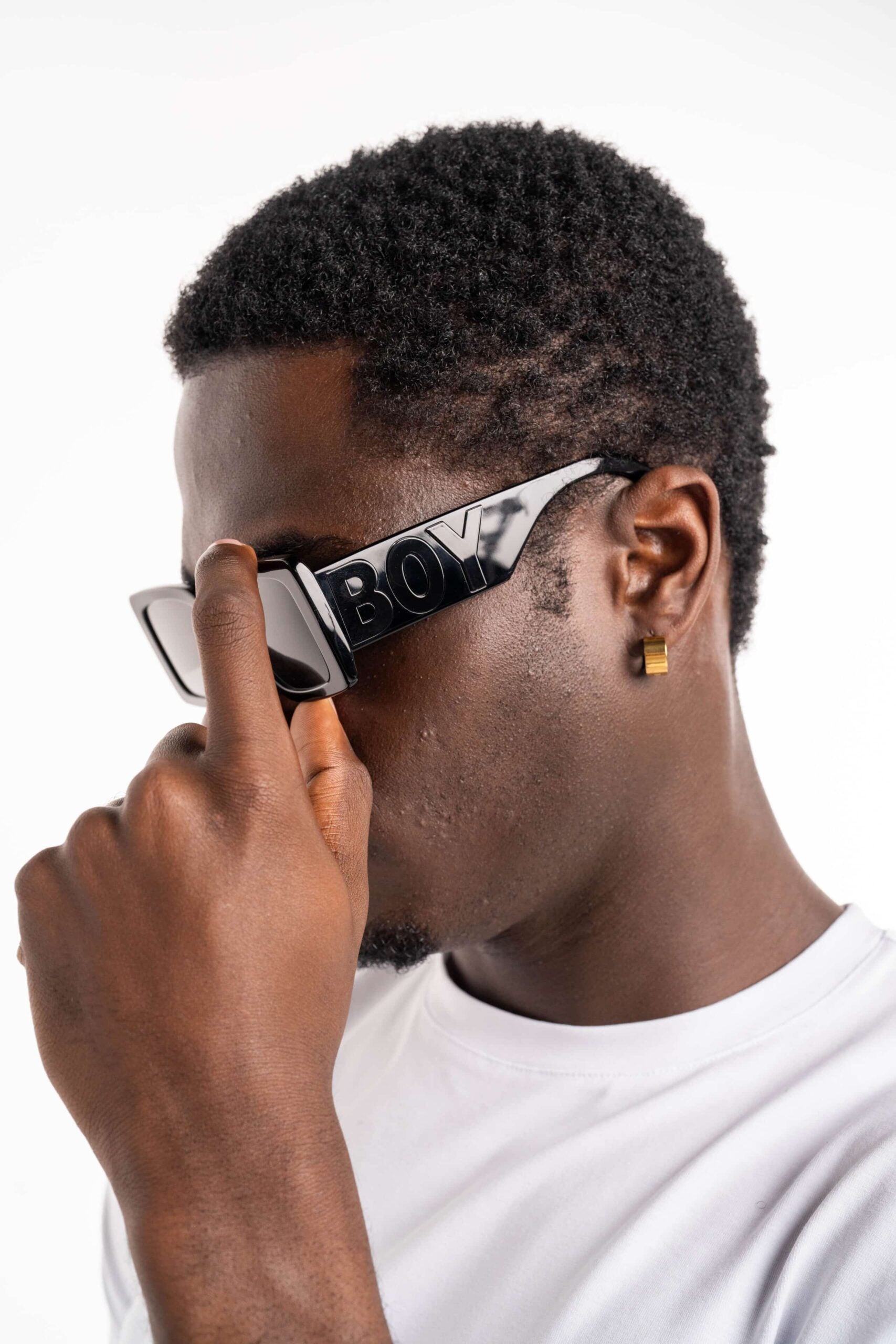 Boy London Men's Blackout Sunglasses | Black