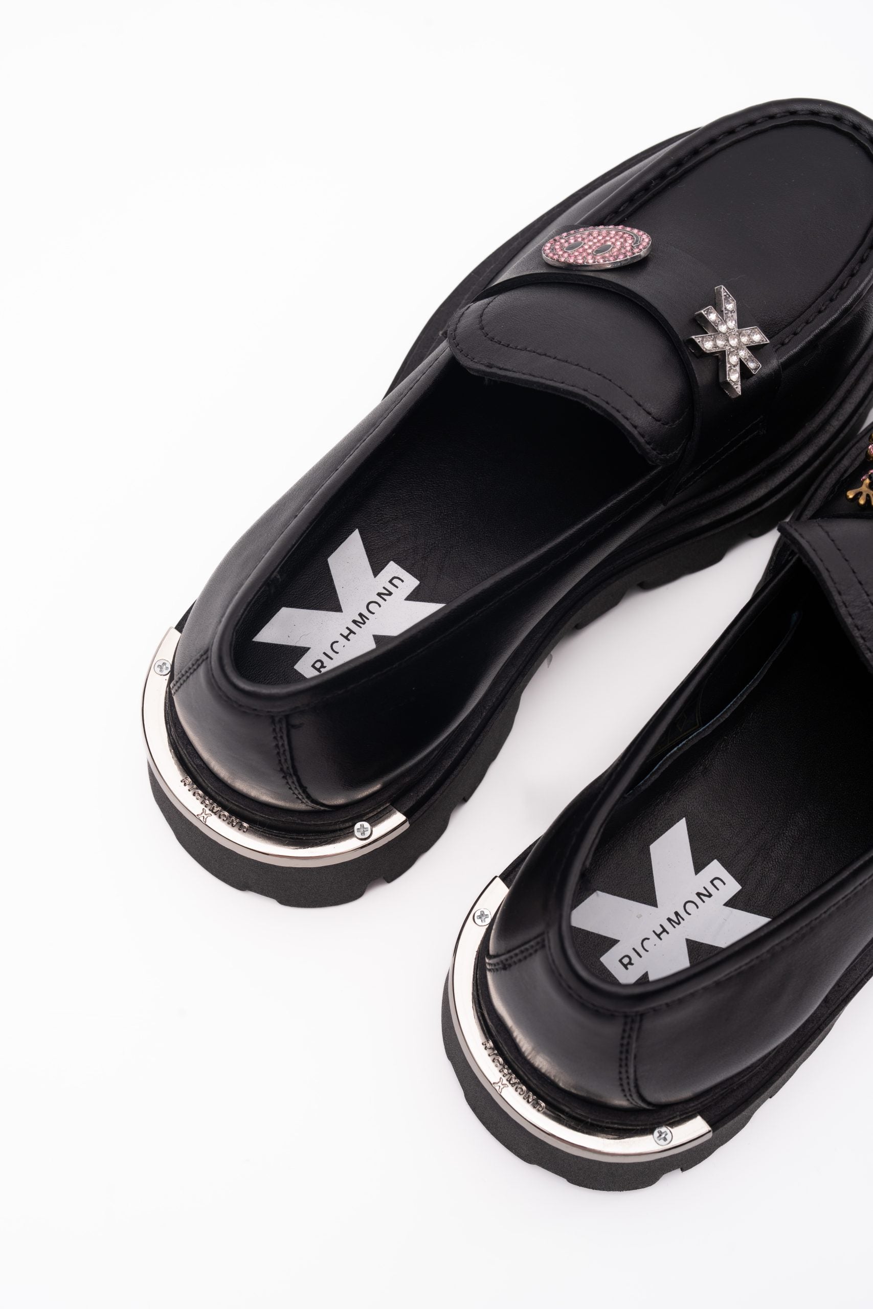 John Richmond Ladies Shoes Calf Black | 29043-CP-A