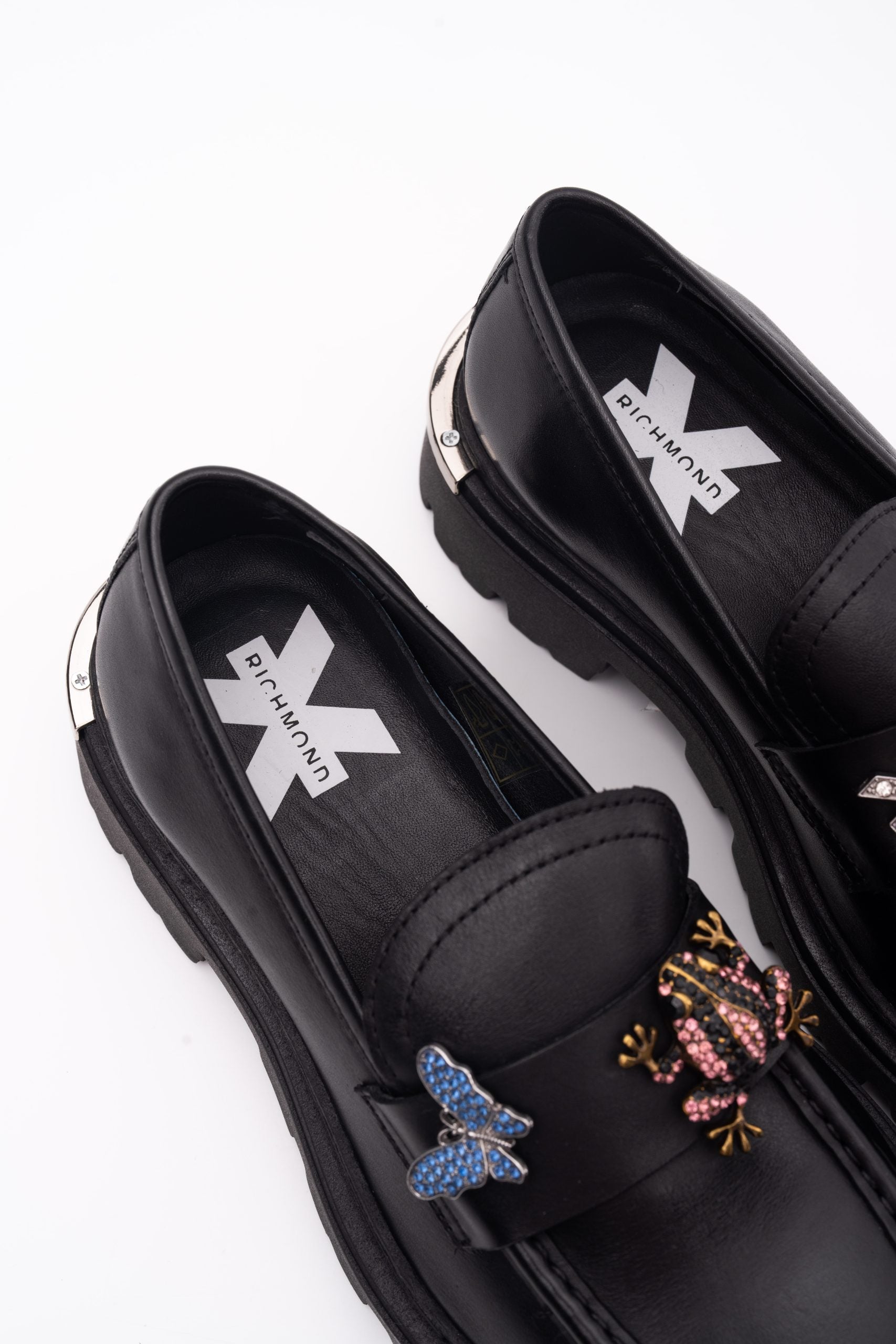 John Richmond Ladies Shoes Calf Black | 29043-CP-A