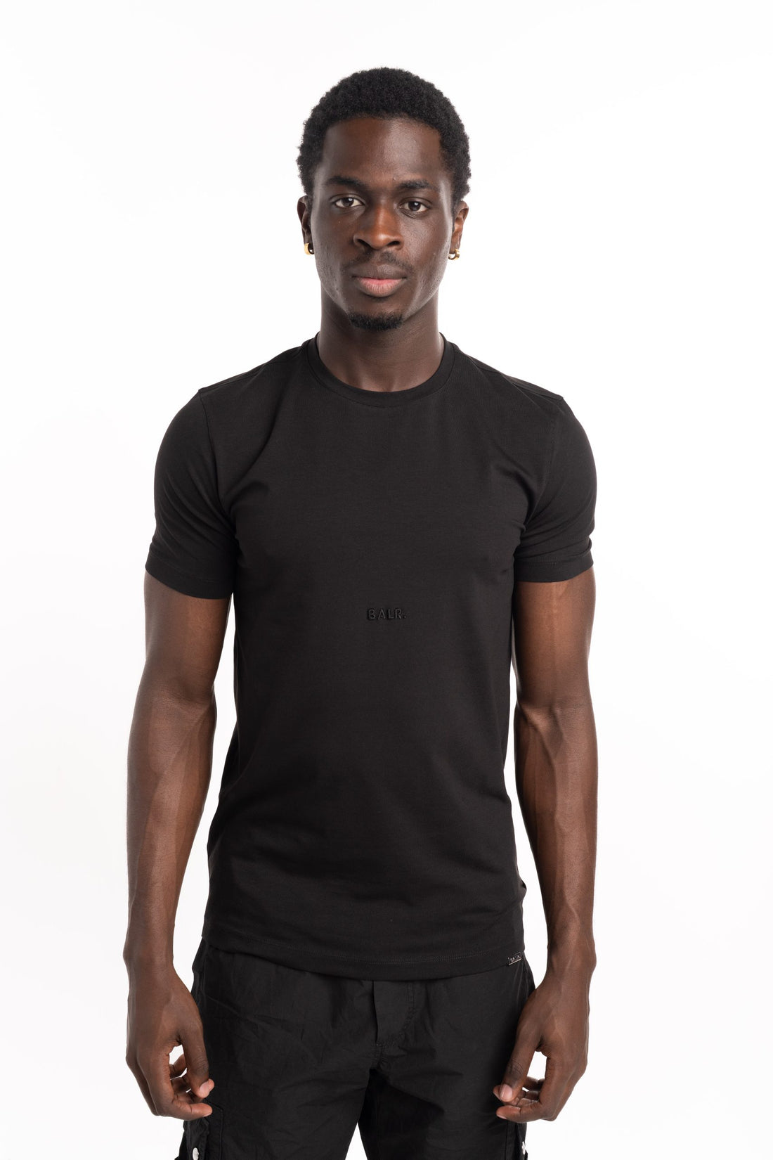 (Core) BALR Men's Logo Box T Shirt|B1112.1279-Jet Black