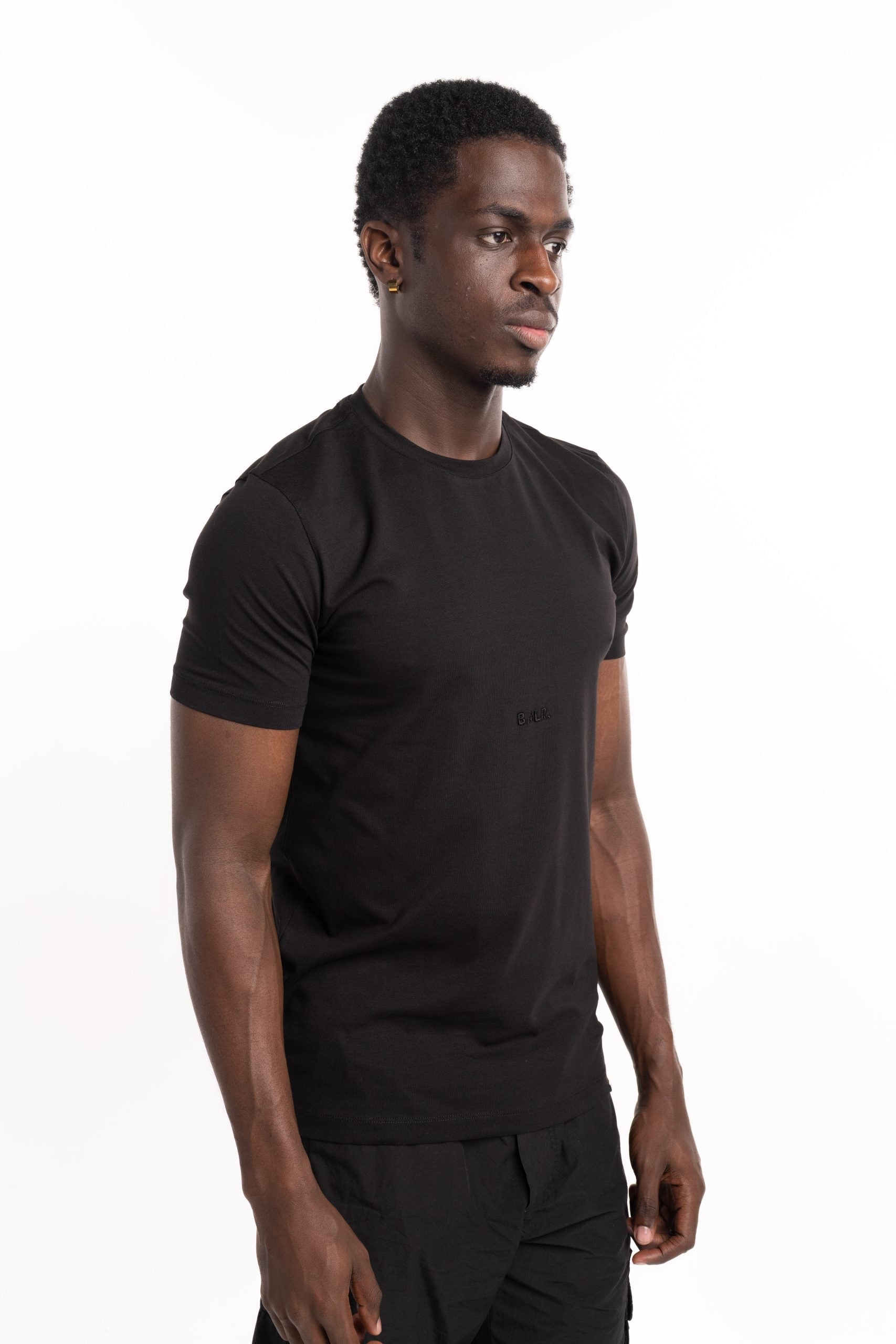 (Core) BALR Men's Logo Box T Shirt|B1112.1279-Jet Black