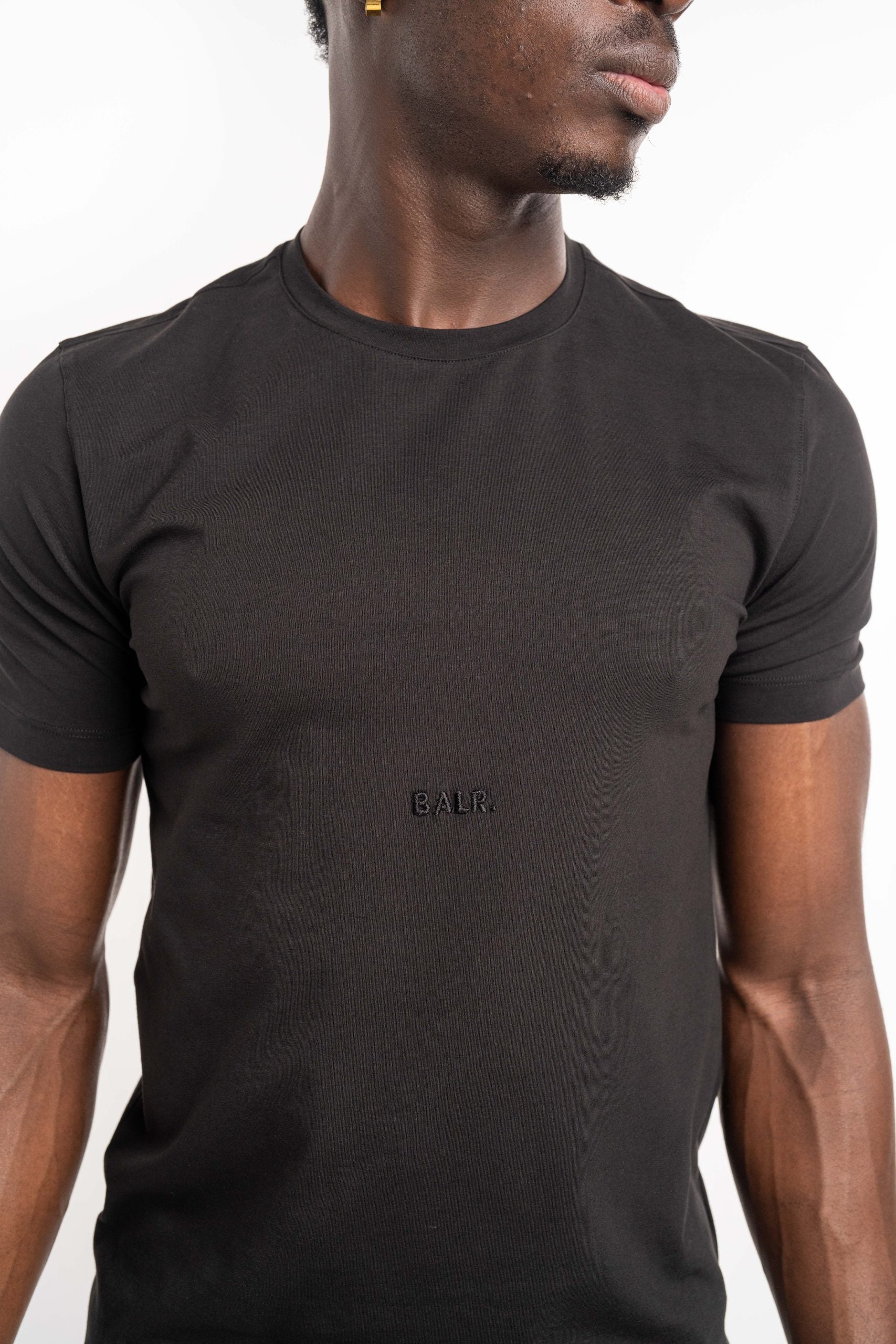 (Core) BALR Men's Logo Box T Shirt|B1112.1279-Jet Black