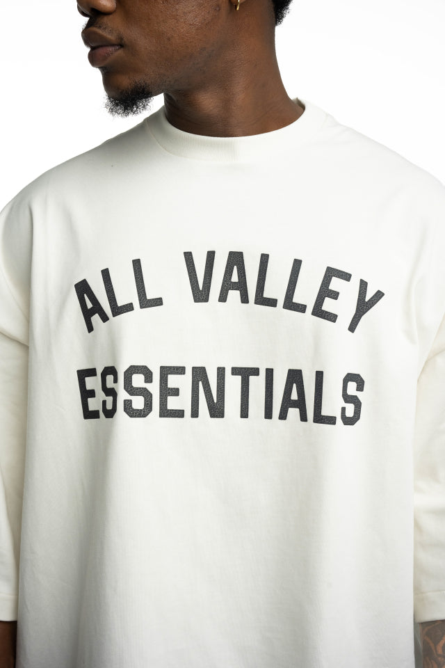 Essentials Fear Of God Men's Merch Tee Boxy Fit | RW002680034-Ivory