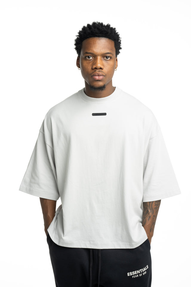 Essentials Fear Of God Men's Merch Tee Boxy Fit | RW002660059-Overcast