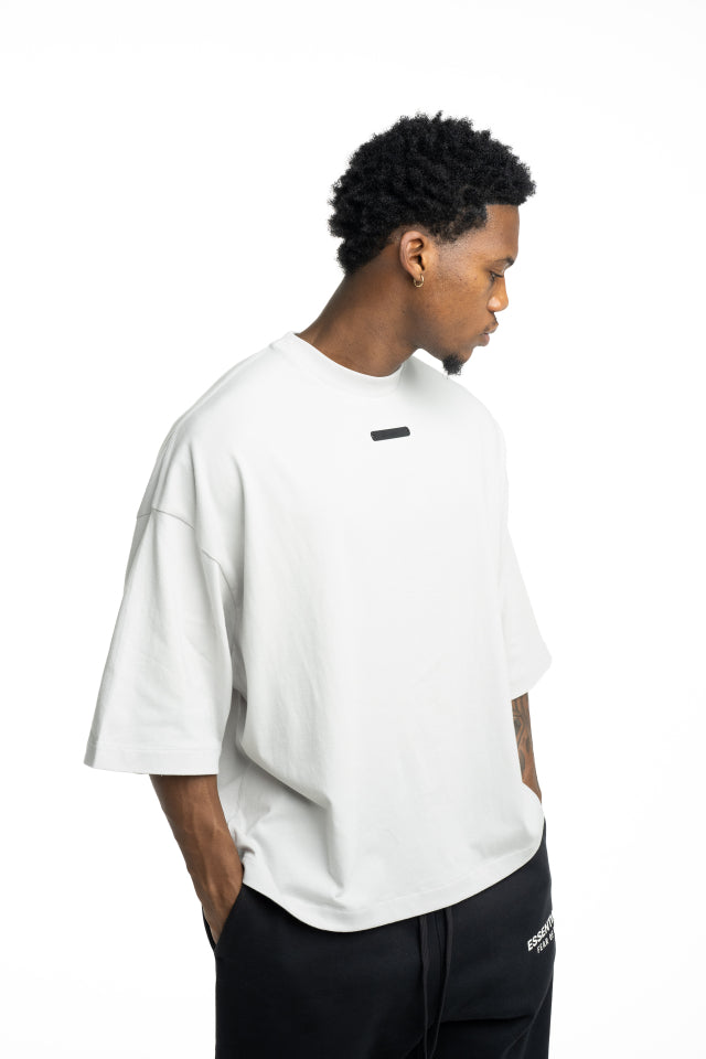 Essentials Fear Of God Men's Merch Tee Boxy Fit | RW002660059-Overcast