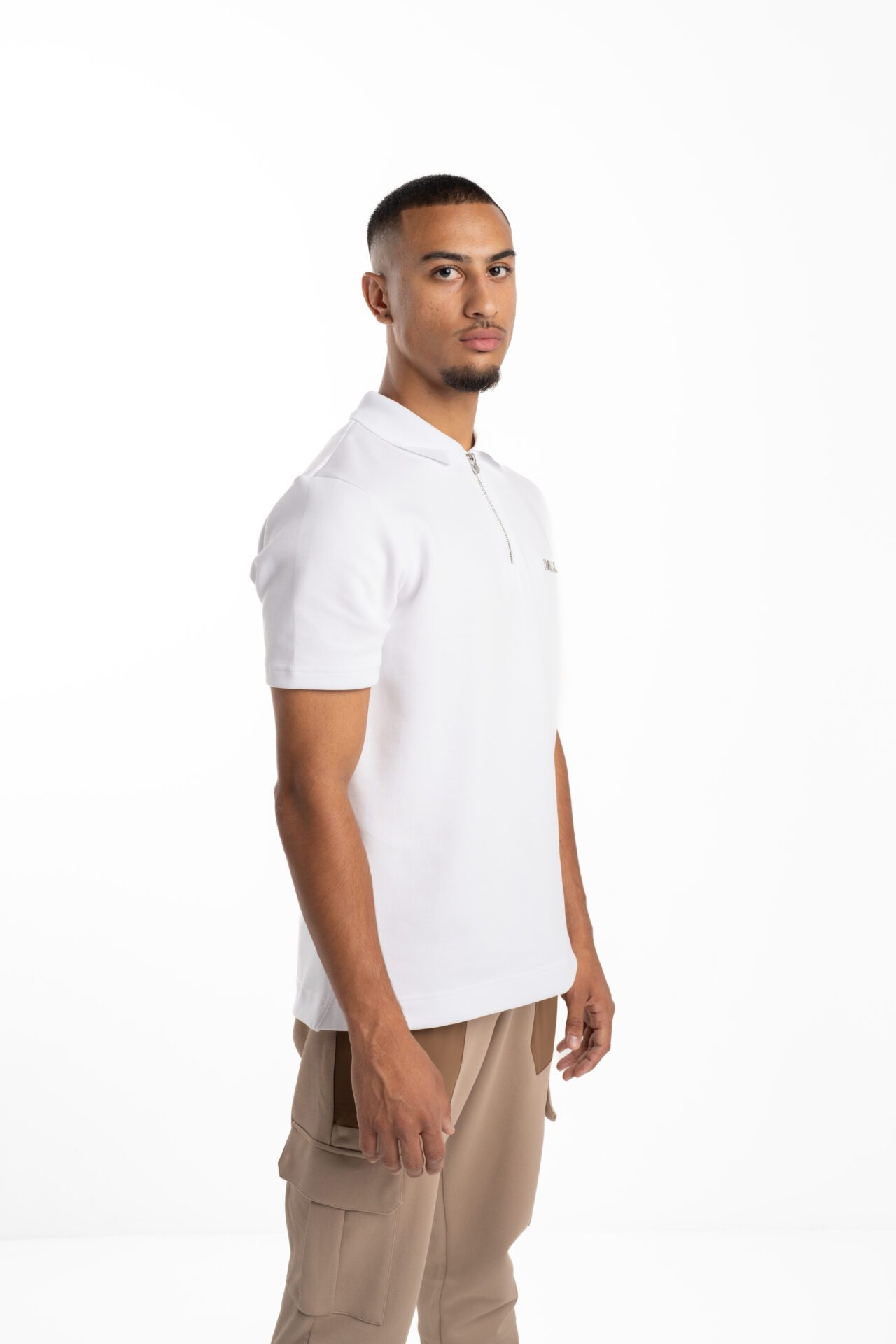 (Core) BALR Men's Q Series Regular Fit Polo Shirt | B1122.1033-Bright White