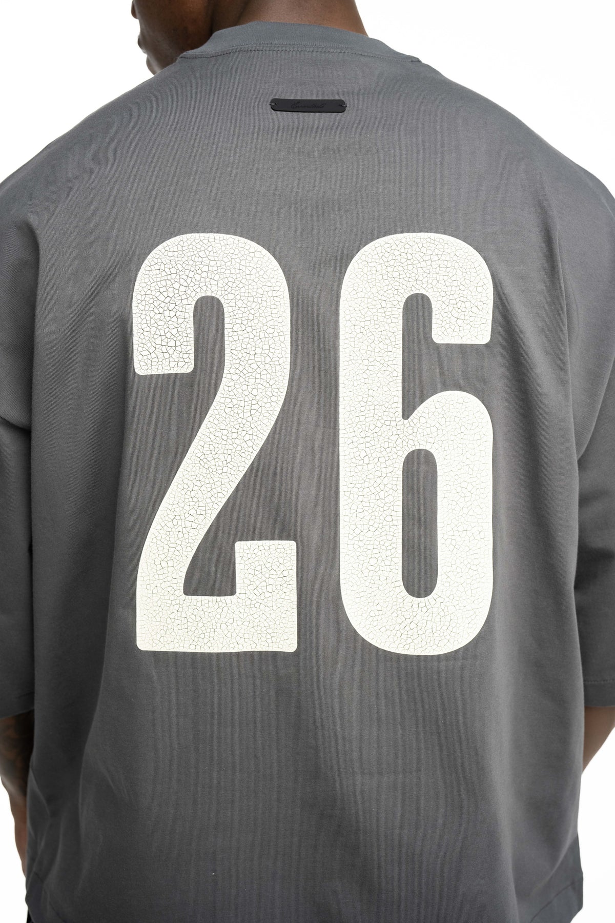 Essentials Fear Of God Men's Merch Tee Boxy Fit | RW002690032-Iron Grey