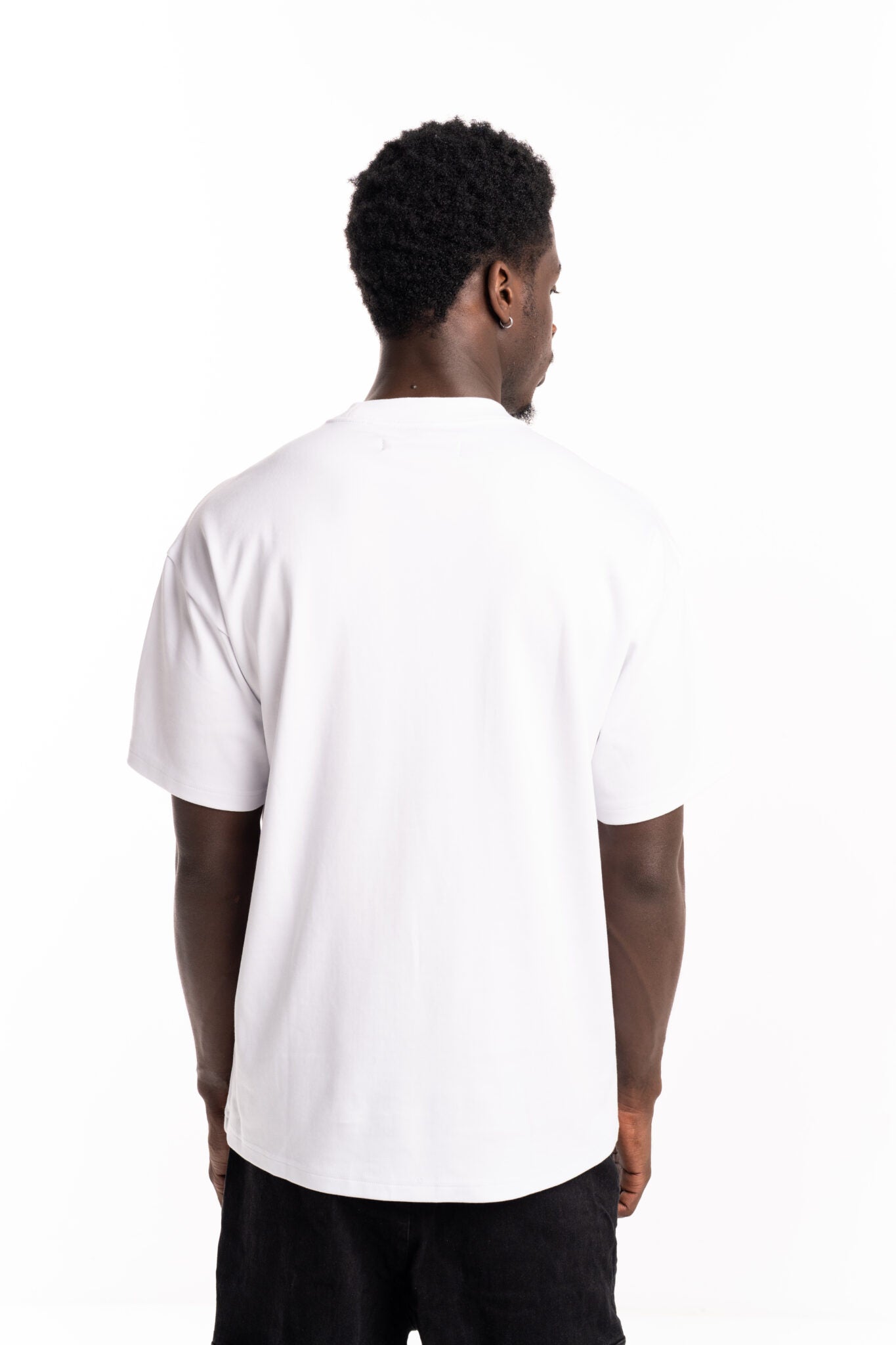 Hydraulics Rubber Box Logo Tonal Oversized Tee White