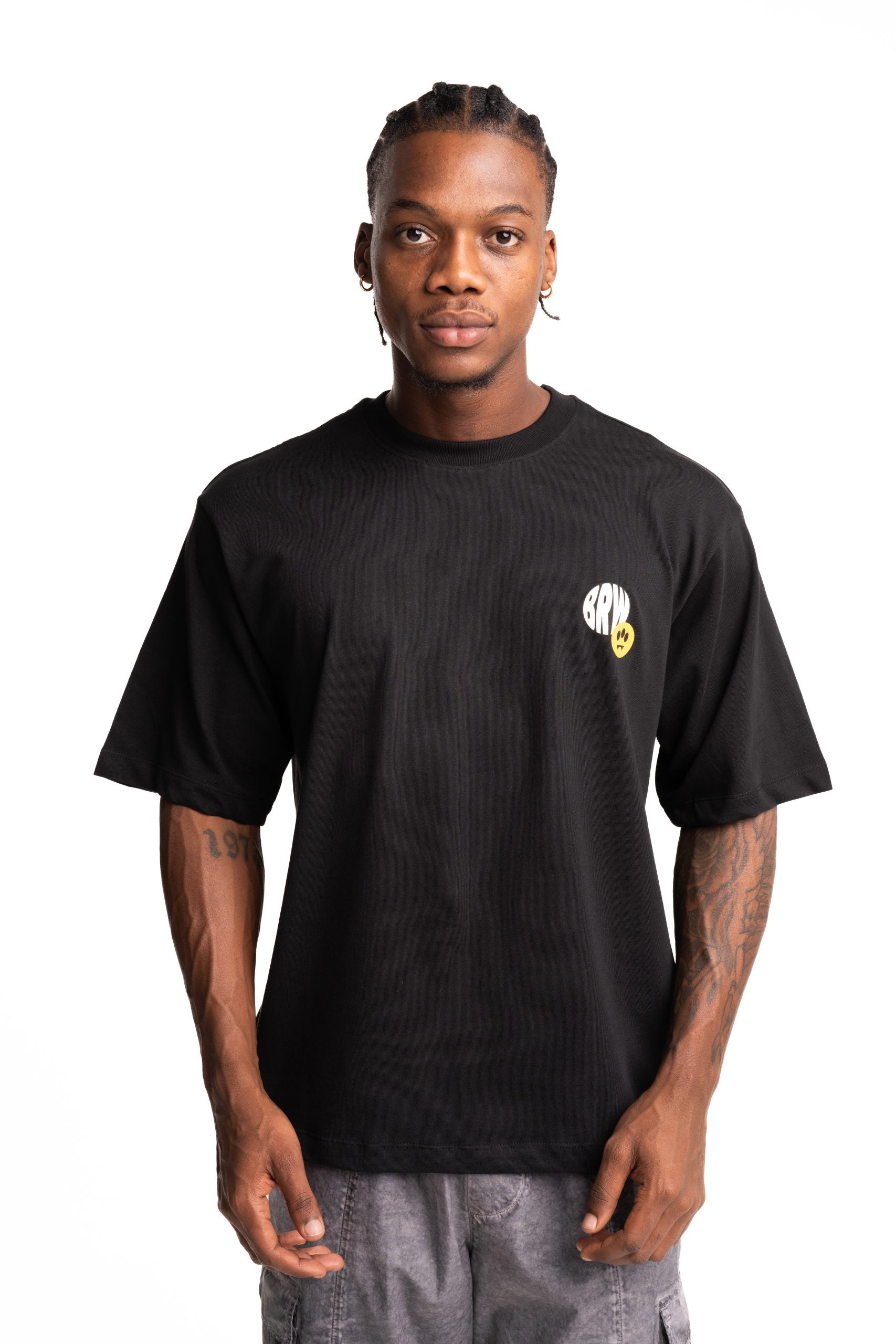 Barrow Men's Jersey T Shirt Black | F5BWUATH128-110