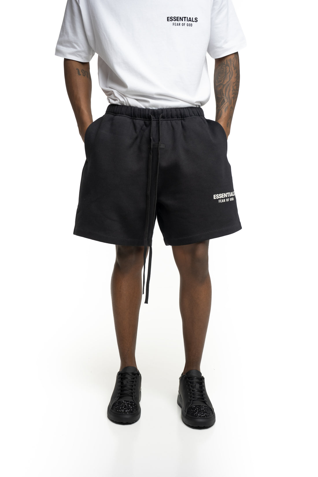 (Core) Essential Fear Of God Men's Classic Sweatshorts | 160AS262011F-Vintage Black