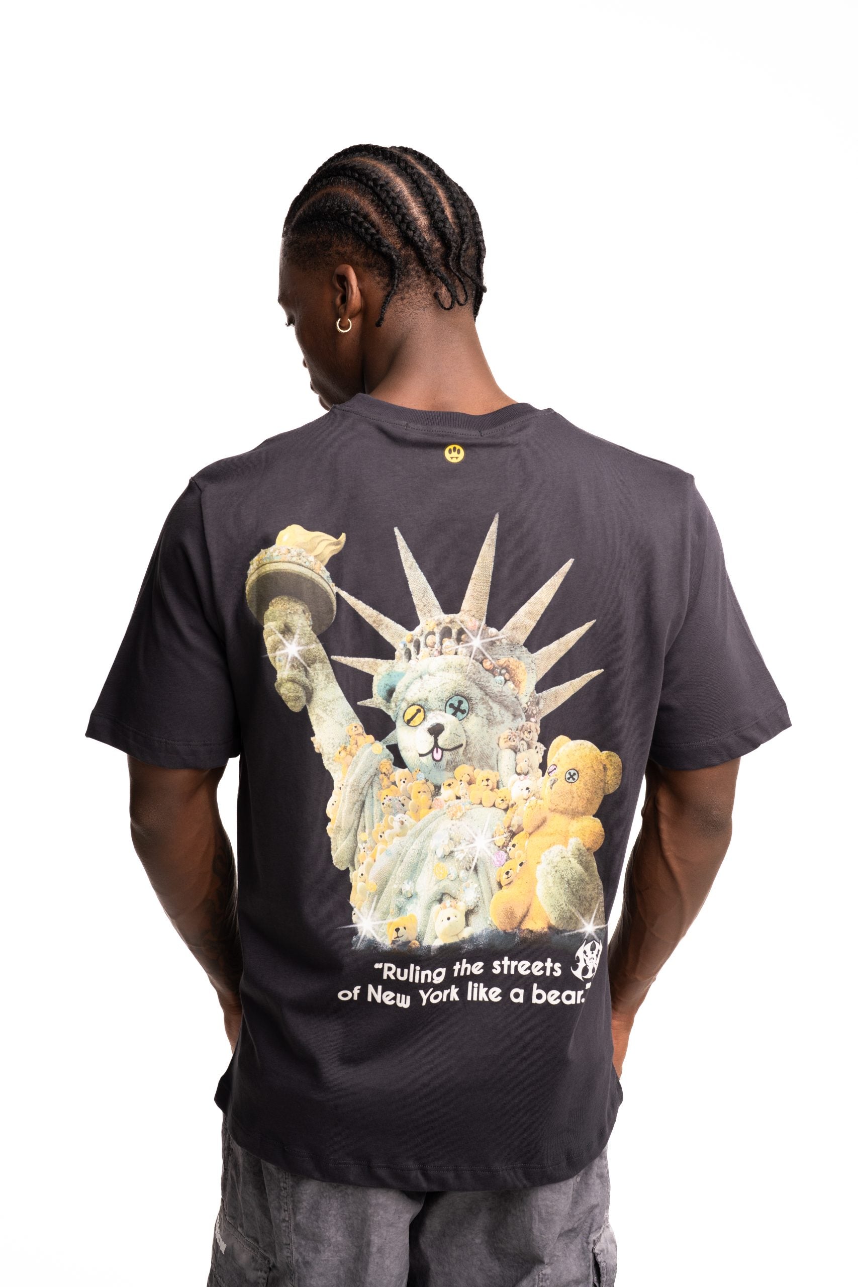 Barrow Men's Jersey T Shirt Asphalt | F5BWUATH038-251
