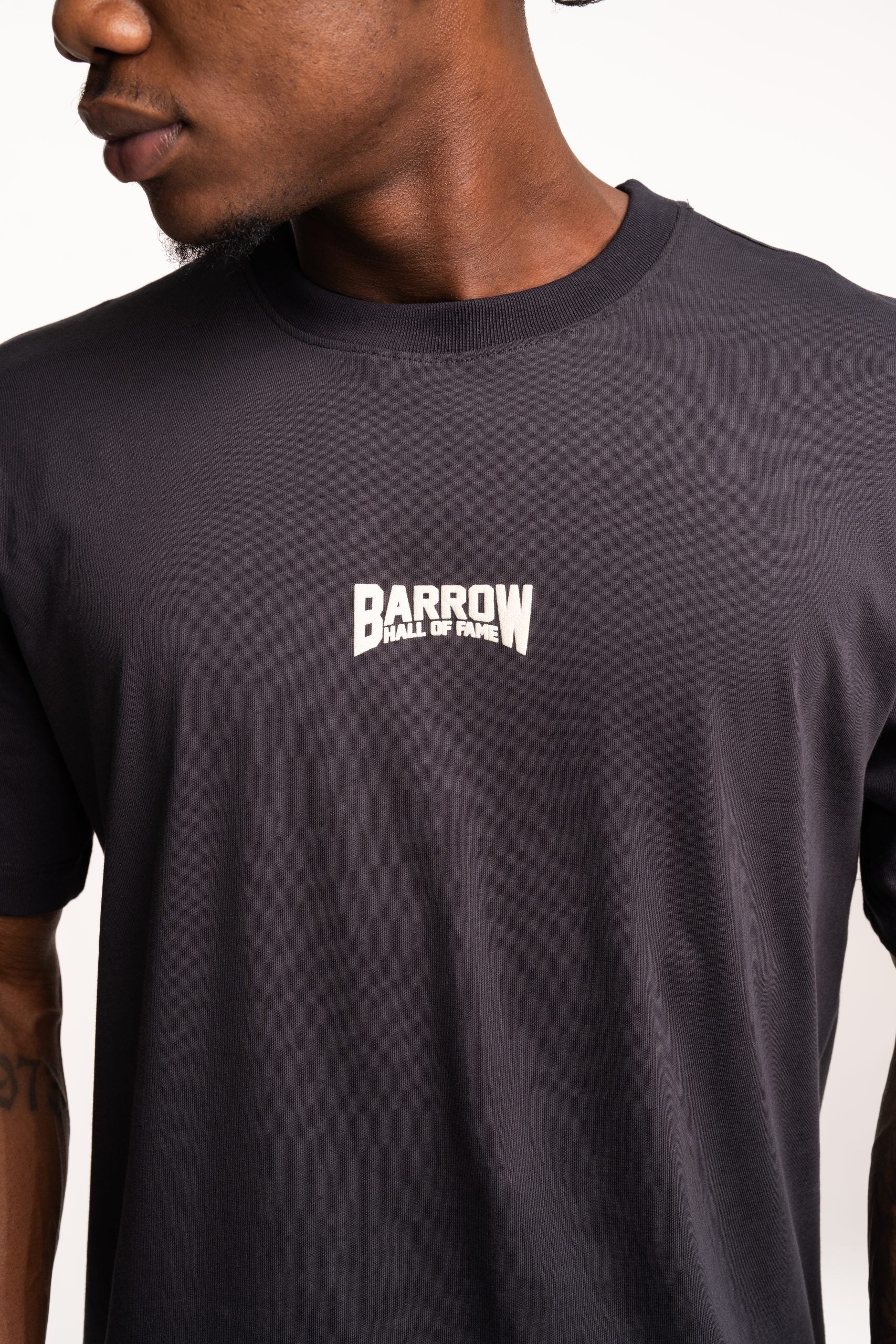 Barrow Men's Jersey T Shirt Asphalt | F5BWUATH038-251