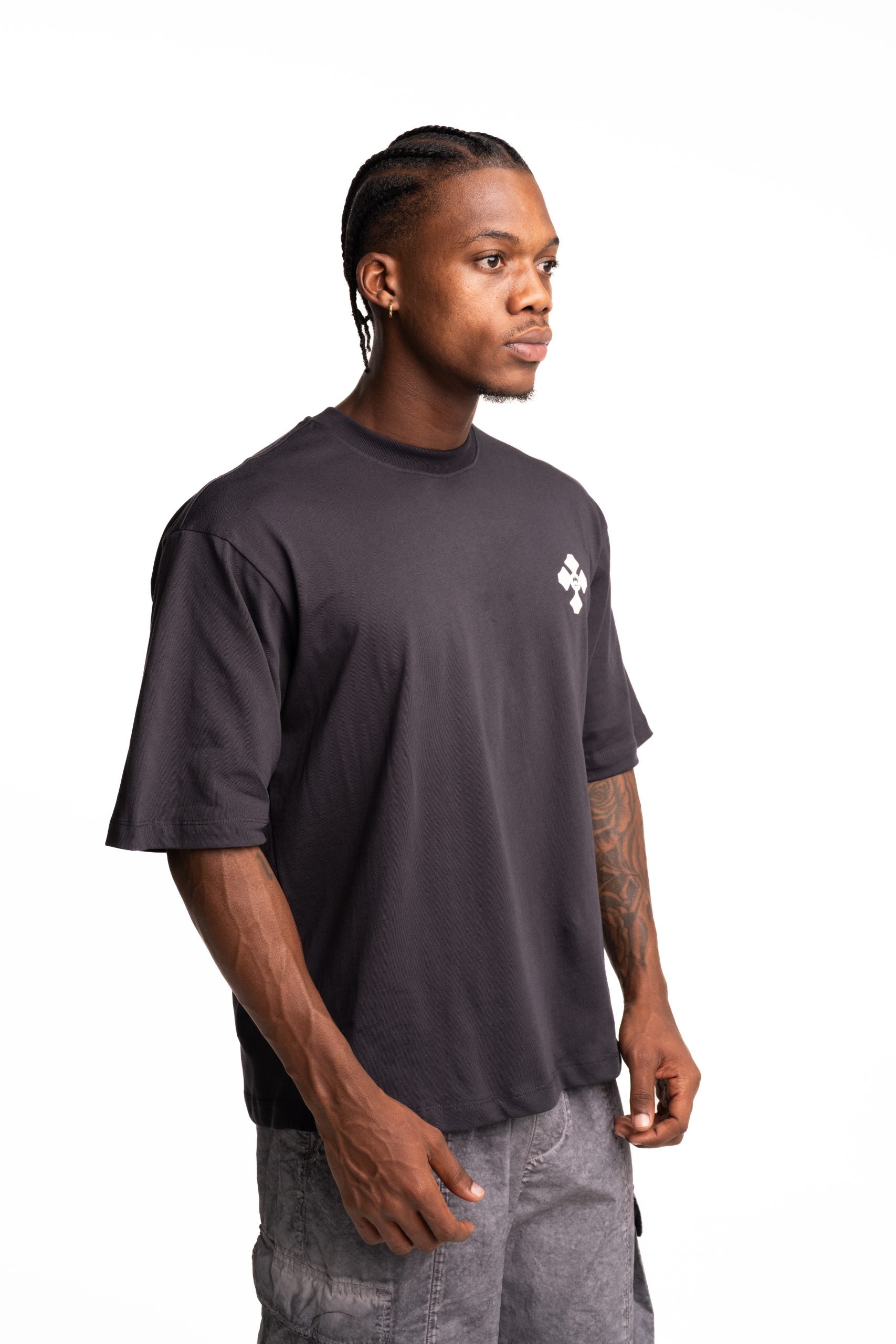 Barrow Men's Jersey T Shirt Asphalt | F5BWUATH121-251