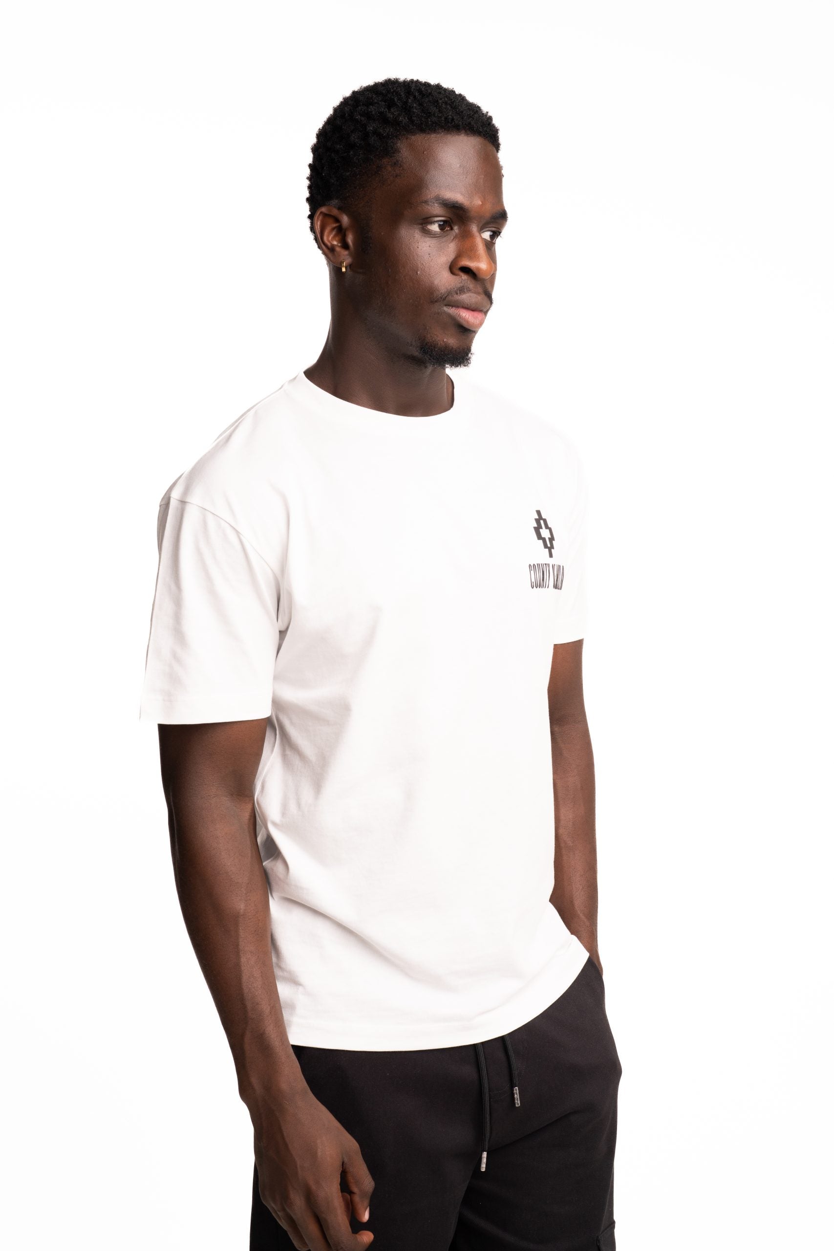 County Of Milan Men's Jersey T Shirt Off White | F5CAMATH057-002