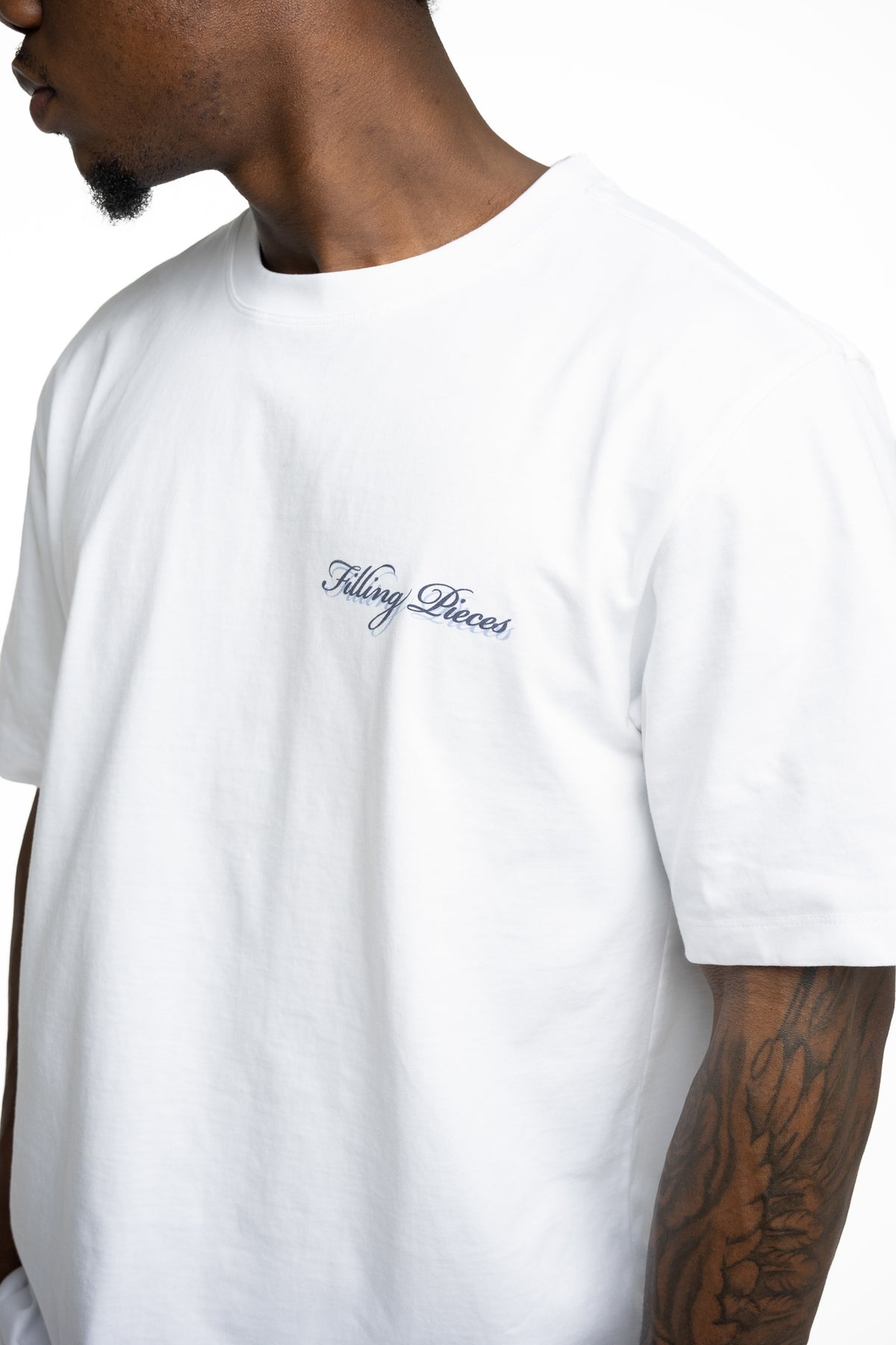 Filling Pieces Men's Director T Shirt White | 422620500362-110