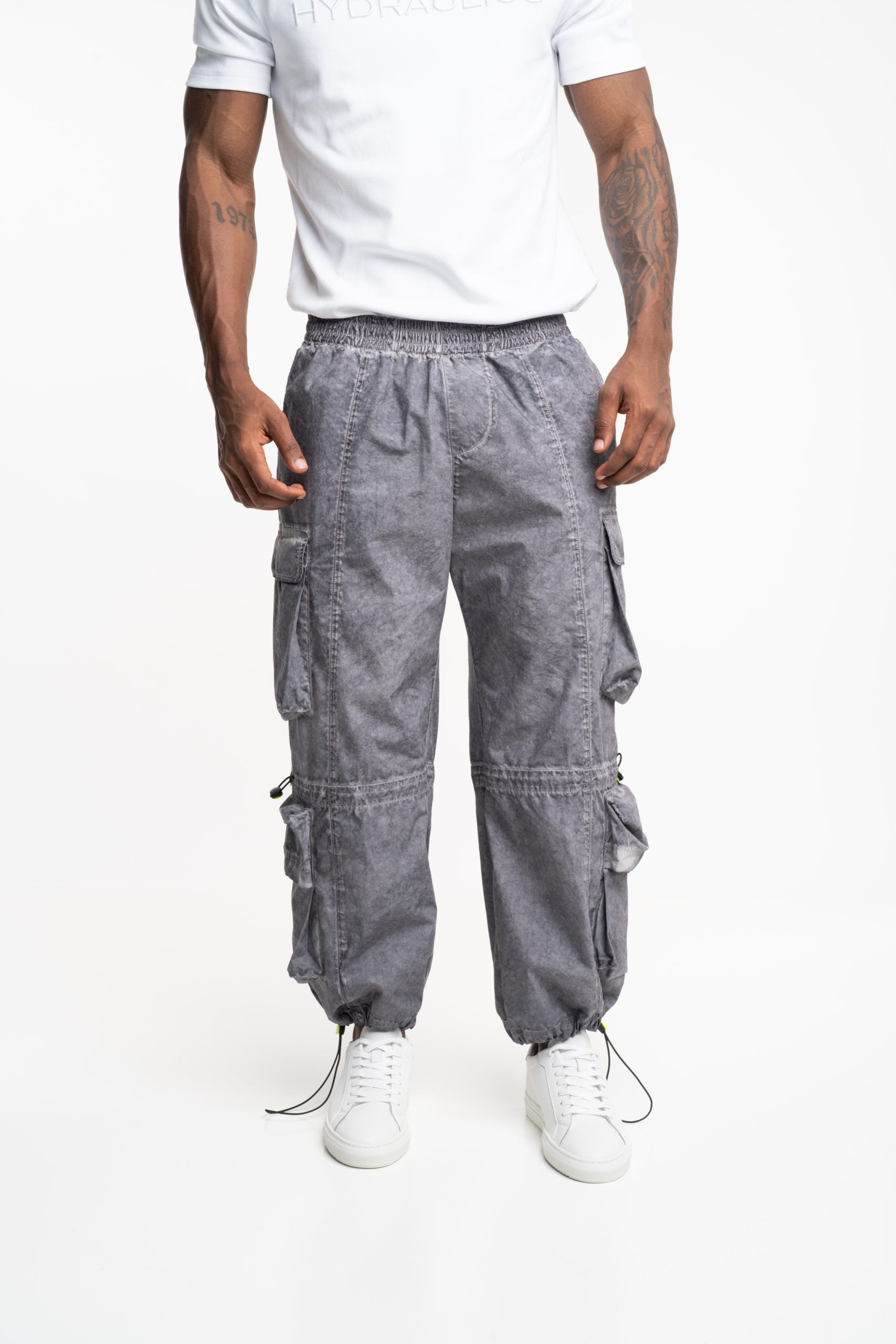 Barrow Men's Nylon Pant Grey | F5BWUAPA016-100