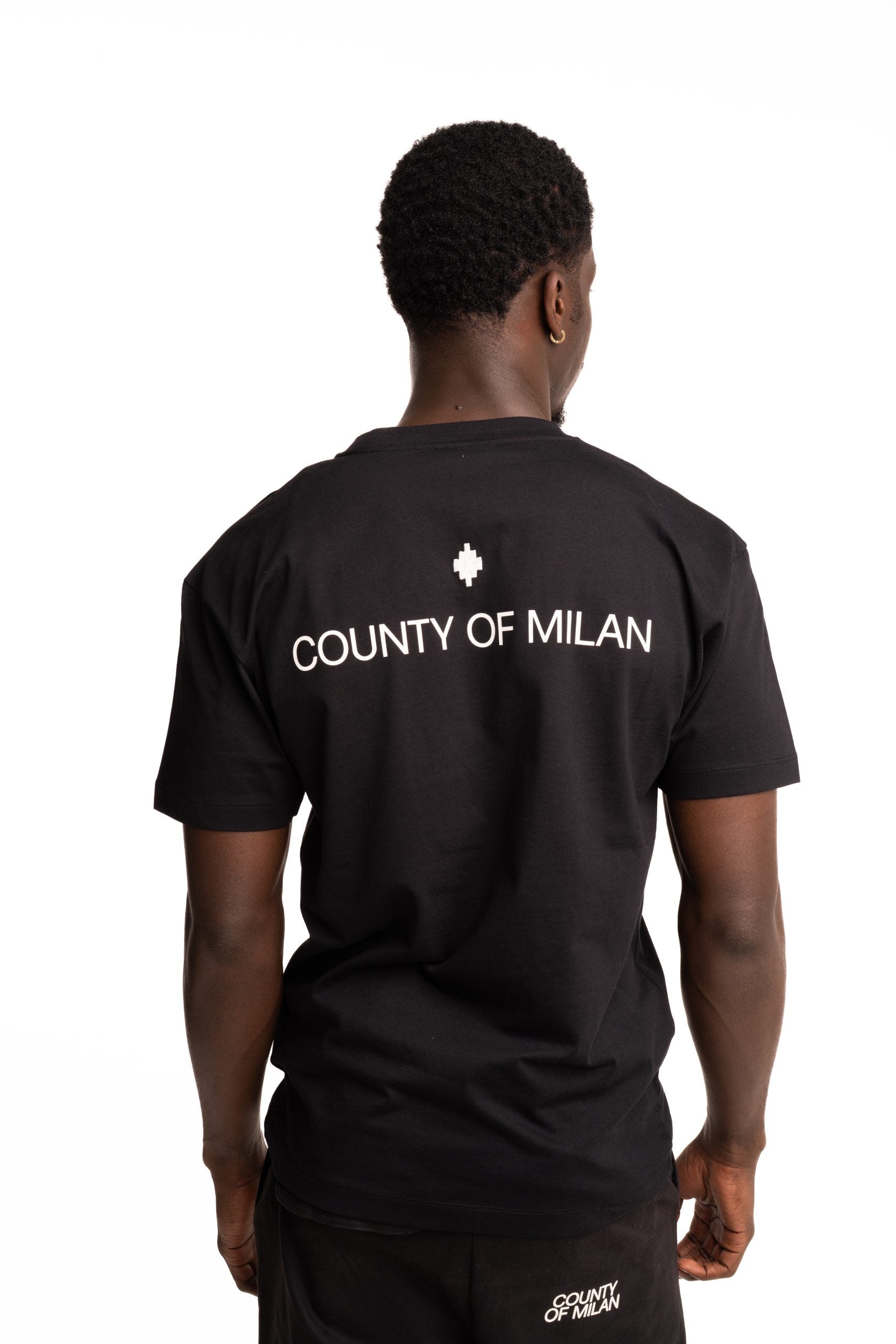 County Of Milan Men's Jersey T Shirt Black | F5CAMATH014-110