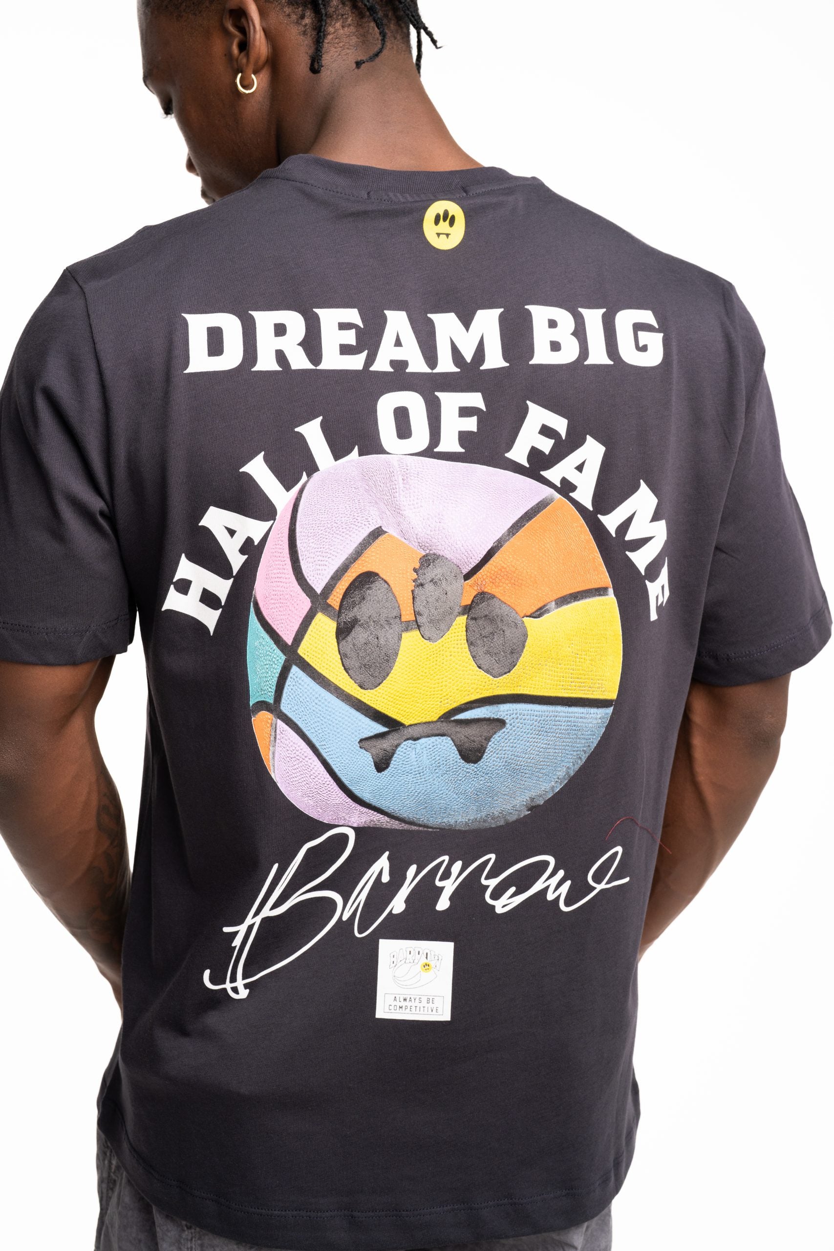 Barrow Men's Jersey T Shirt Asphalt | F5BWUATH127-251