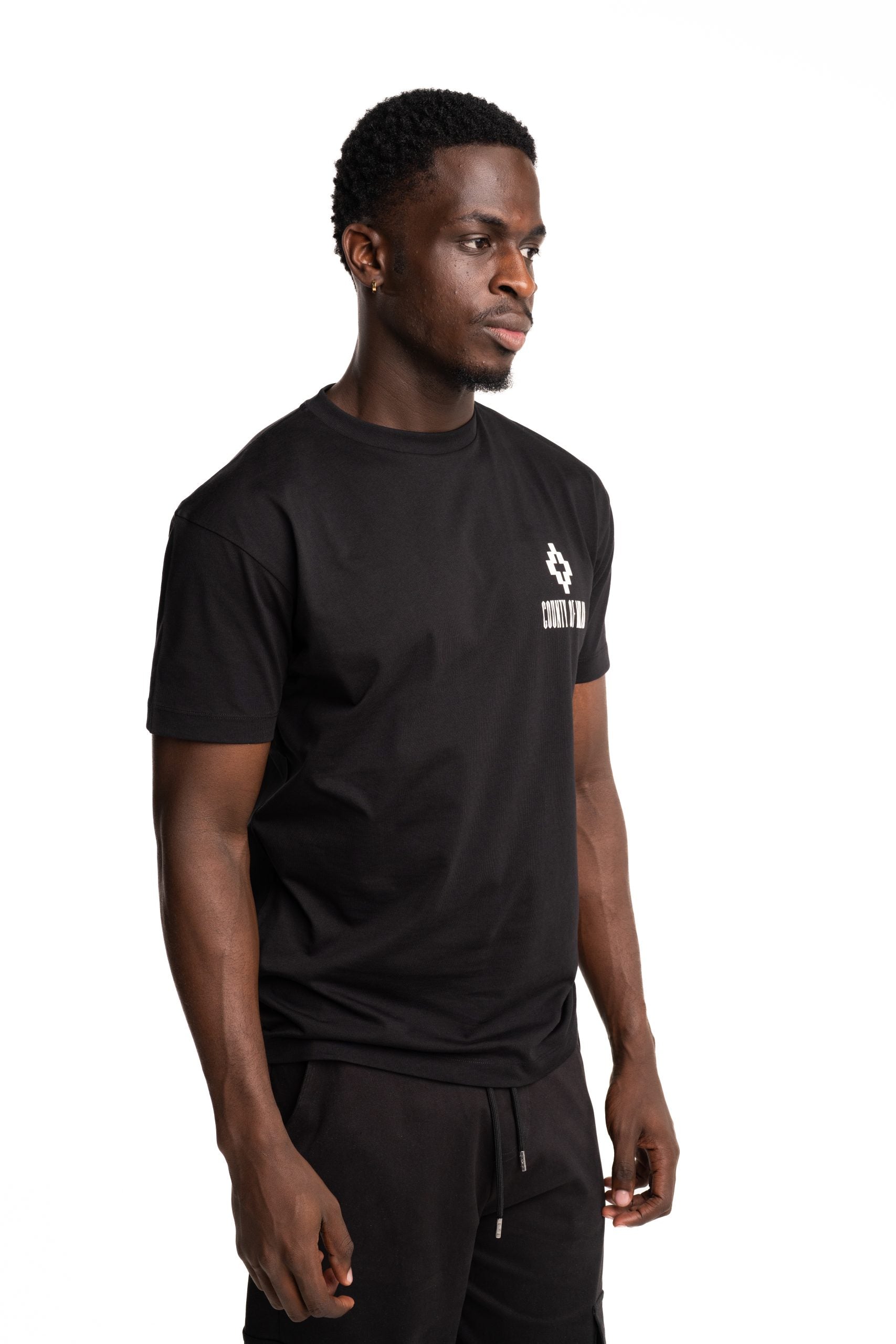 County Of Milan Men's Jersey T Shirt Black | F5CAMATH057-110
