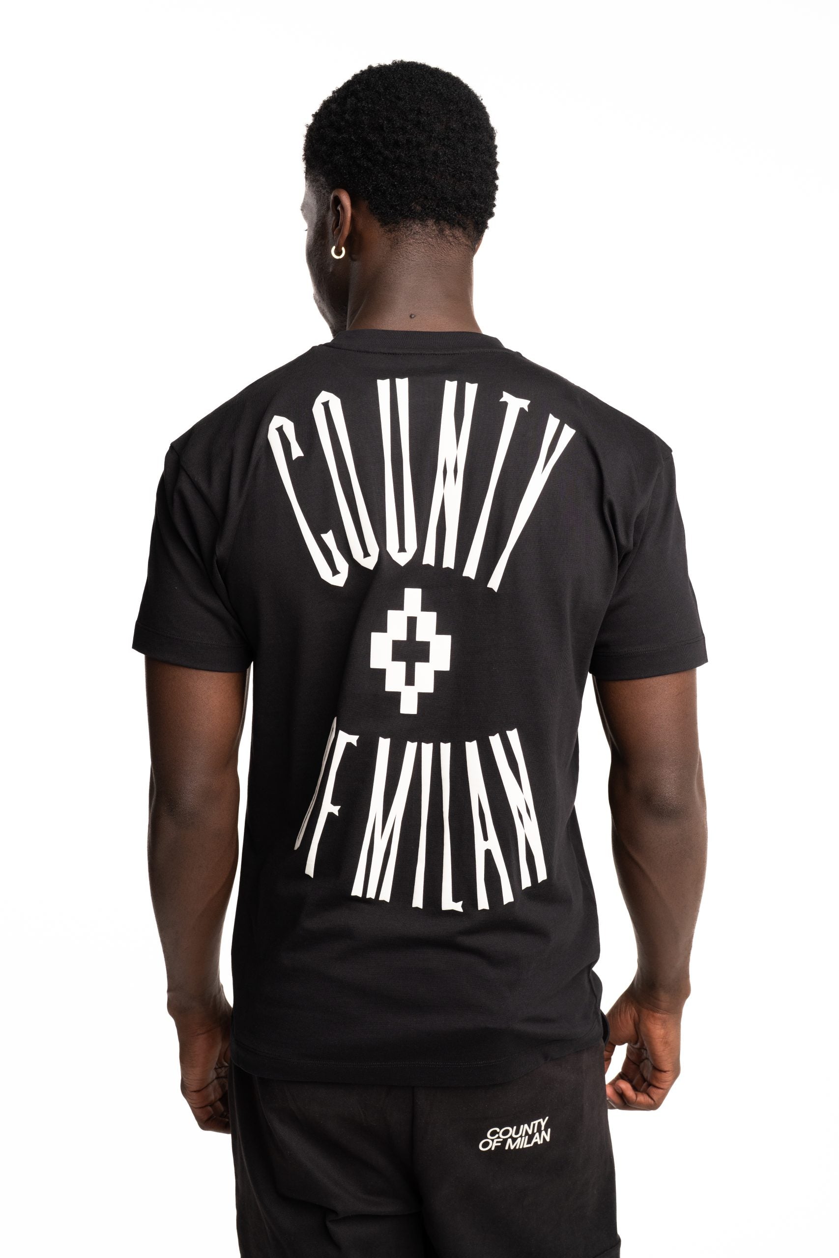 County Of Milan Men's Jersey T Shirt Black | F5CAMATH057-110
