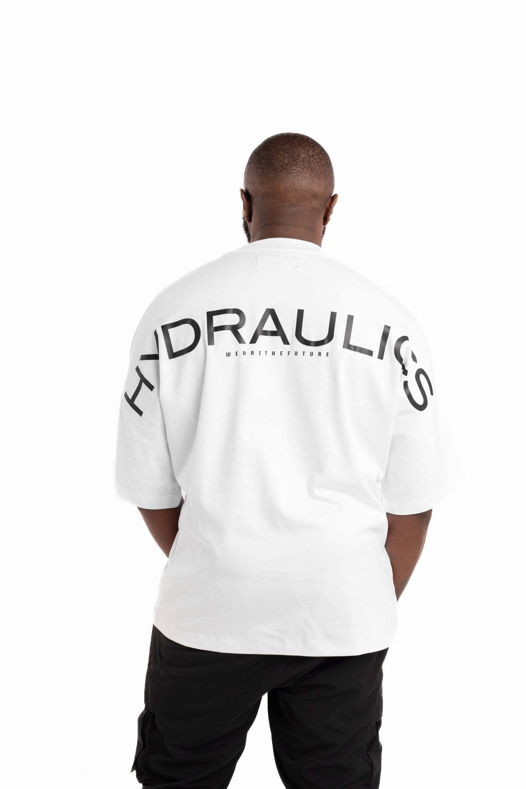 Hydraulics WATF Super Oversized Black Tonal Badge White
