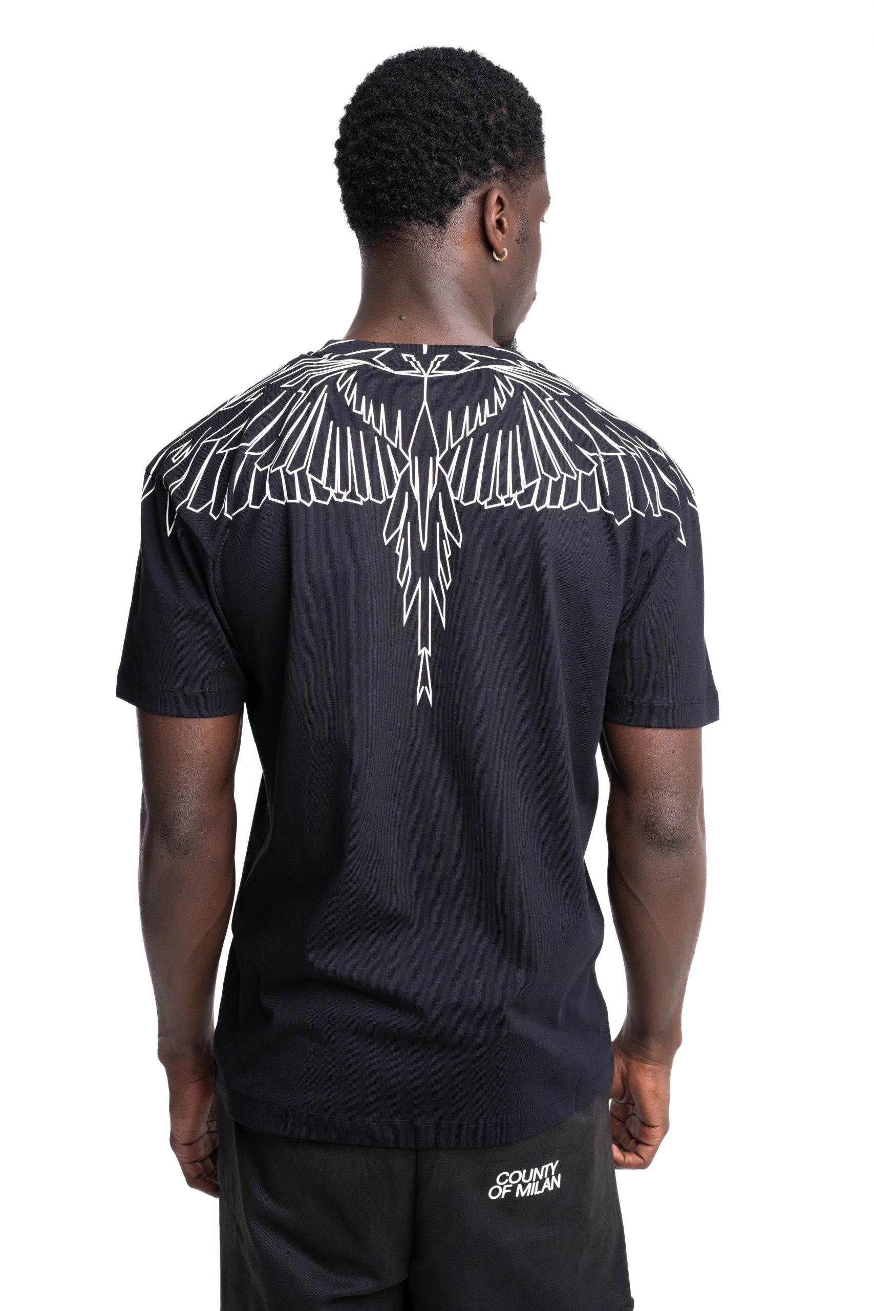 County Of Milan Men's Jersey T Shirt Black | F5CAMATH003-110