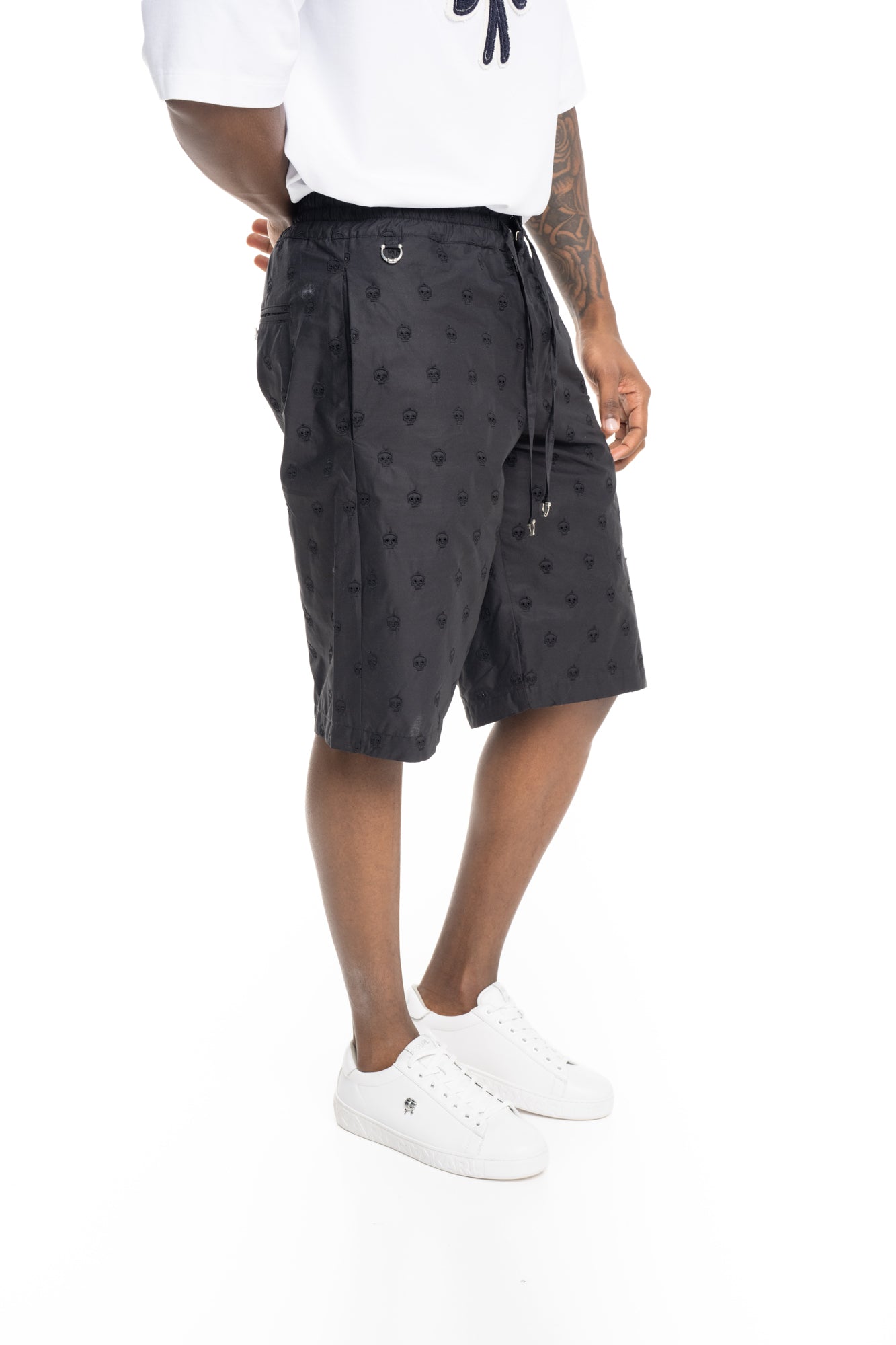 John Richmond Mens Bermuda Mettur | RMP26269BESV-Black