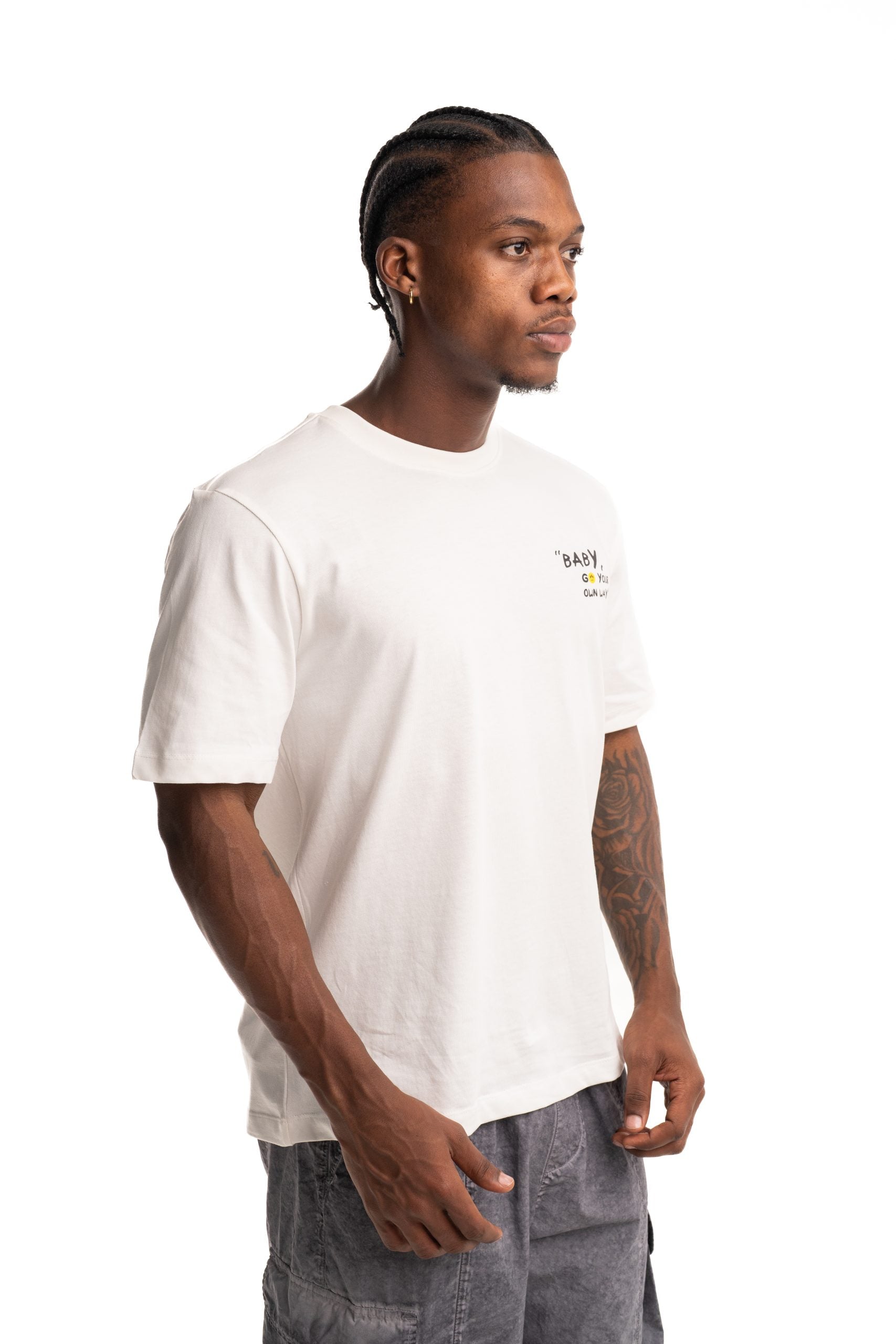 Barrow Men's Jersey T Shirt Off White | F5BWUATH122-002