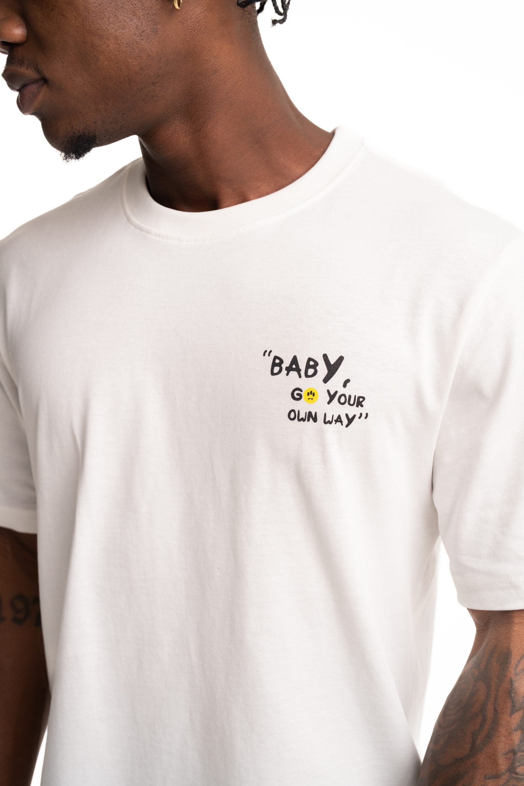 Barrow Men's Jersey T Shirt Off White | F5BWUATH122-002