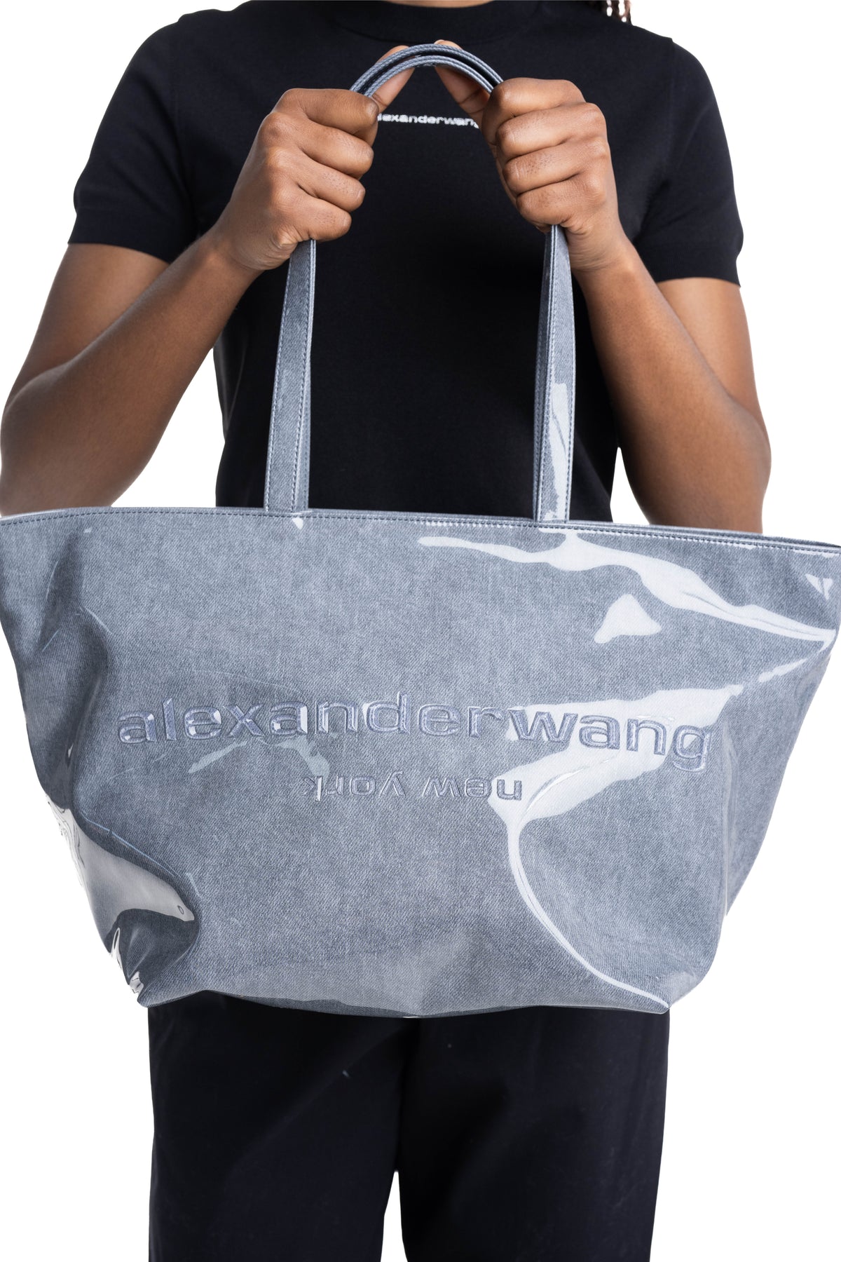 Alexander Wang Punch Tote Bag Navy | 20226T59T-410