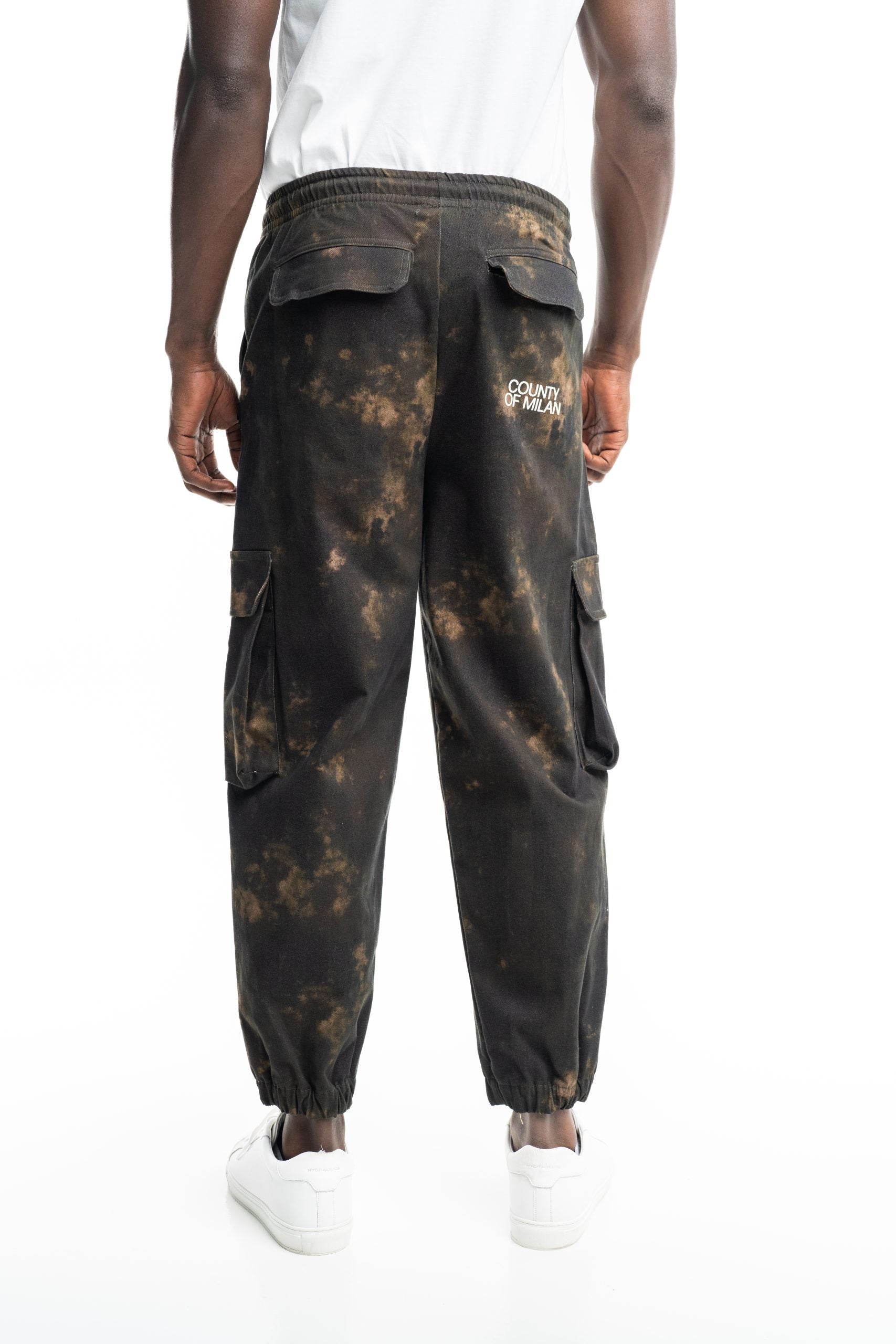 County Of Milan Men's Gabardine Pants Aloe | F5CAMAPA018-956