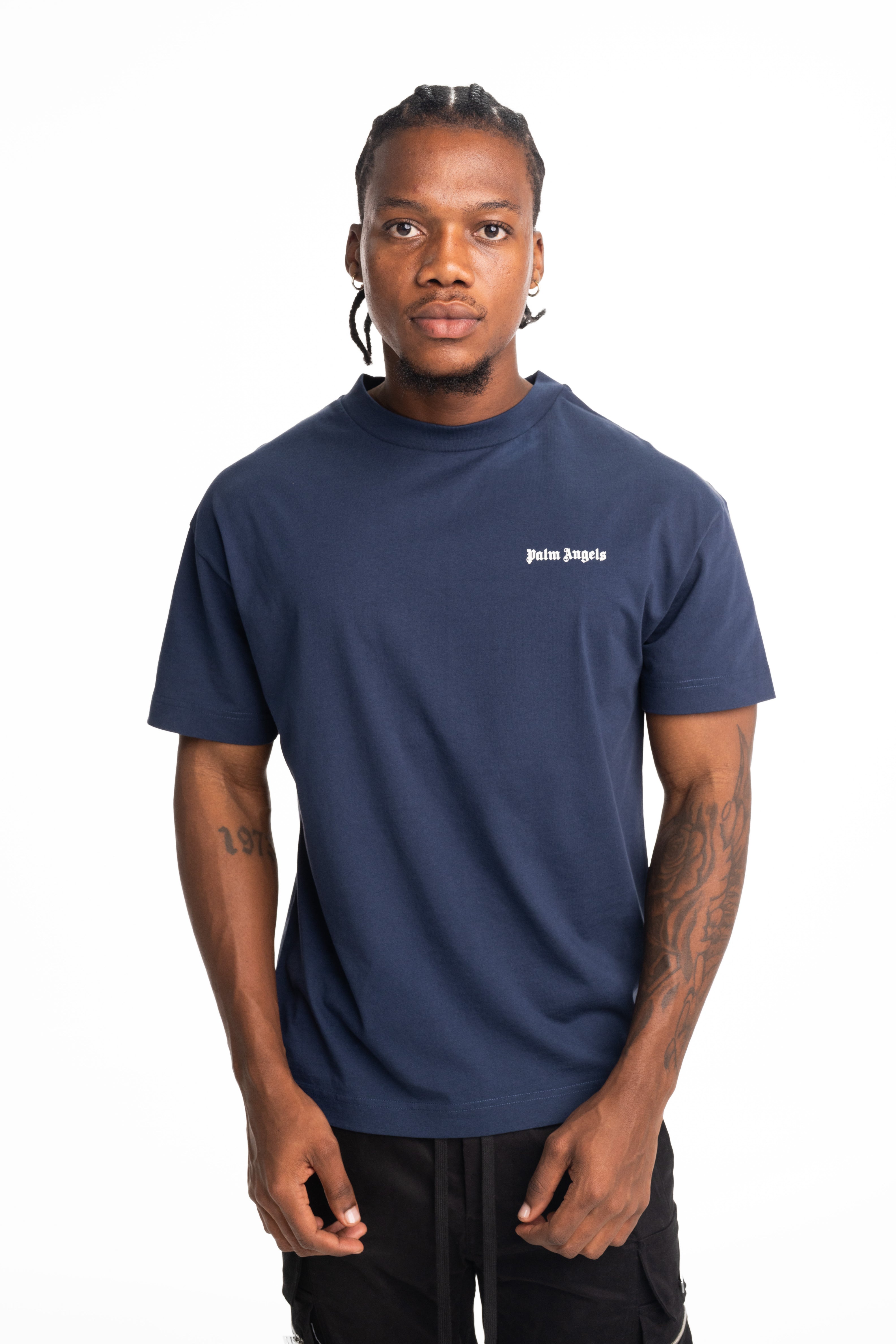 (Core) Palm Angels Men's BWN Classic Logo Tripack Tee | PM2B003S26JER001-8484
