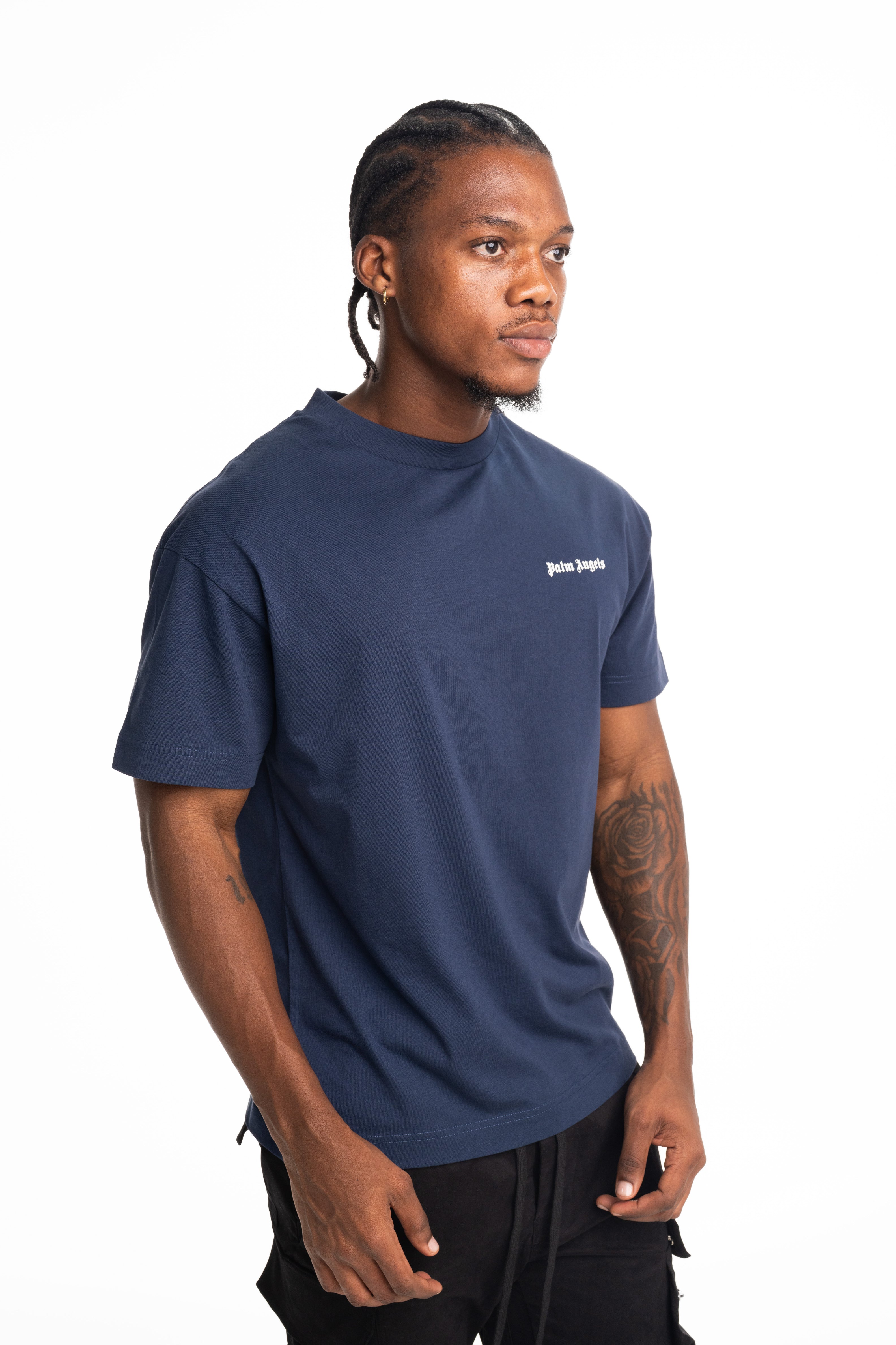 (Core) Palm Angels Men's BWN Classic Logo Tripack Tee | PM2B003S26JER001-8484