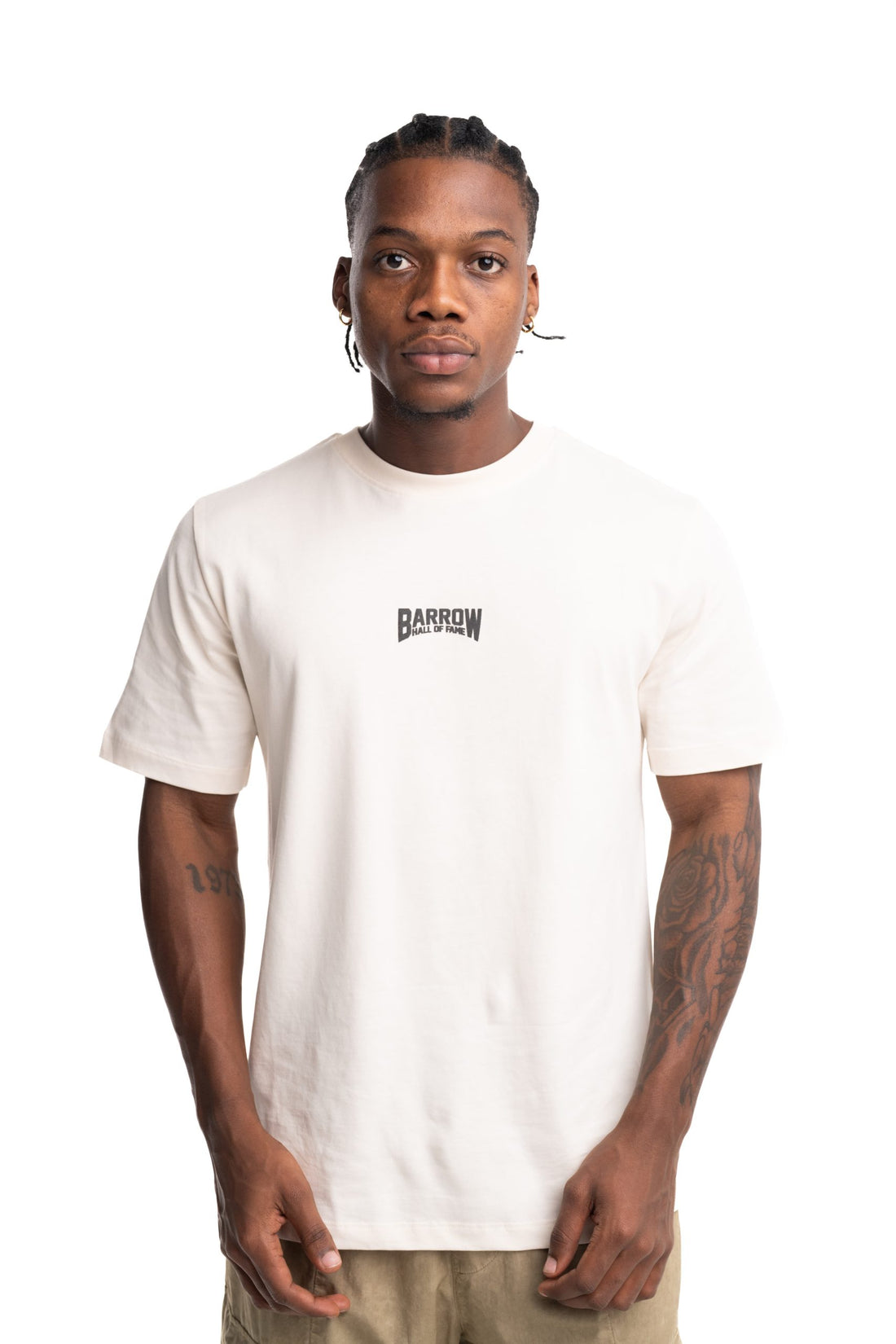Barrow Men's Jersey T Shirt Cream | F5BWUATH038-013