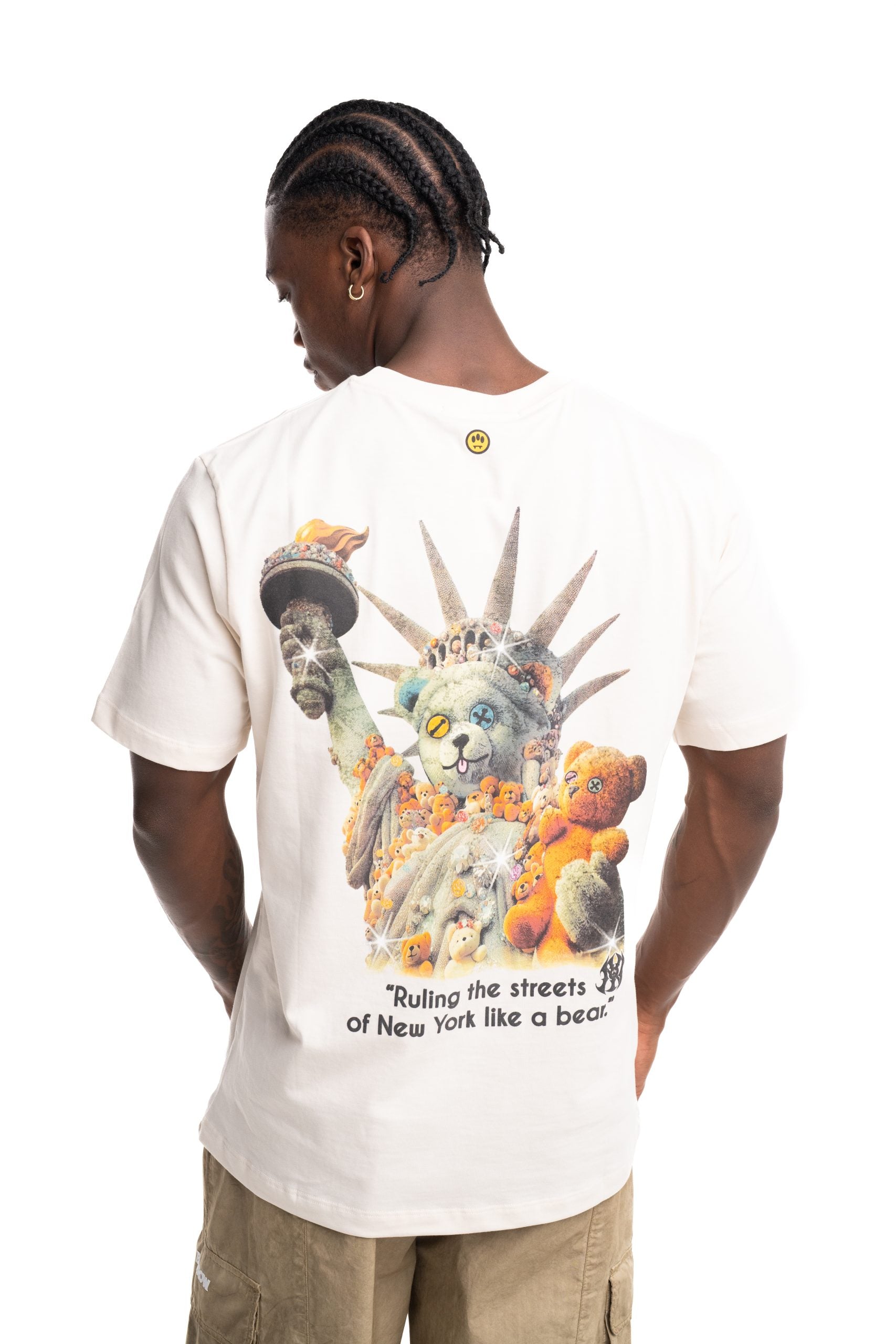 Barrow Men's Jersey T Shirt Cream | F5BWUATH038-013