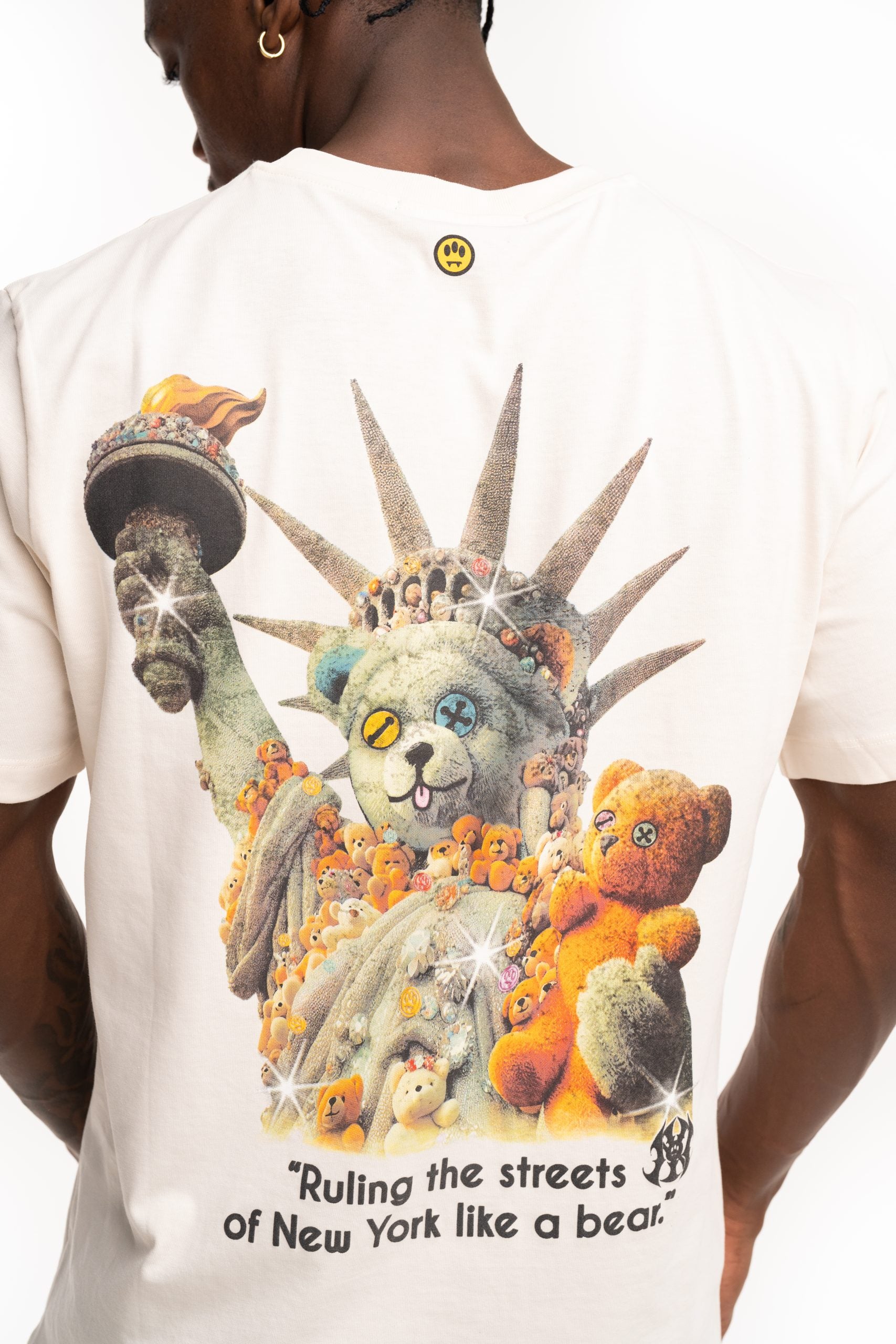 Barrow Men's Jersey T Shirt Cream | F5BWUATH038-013